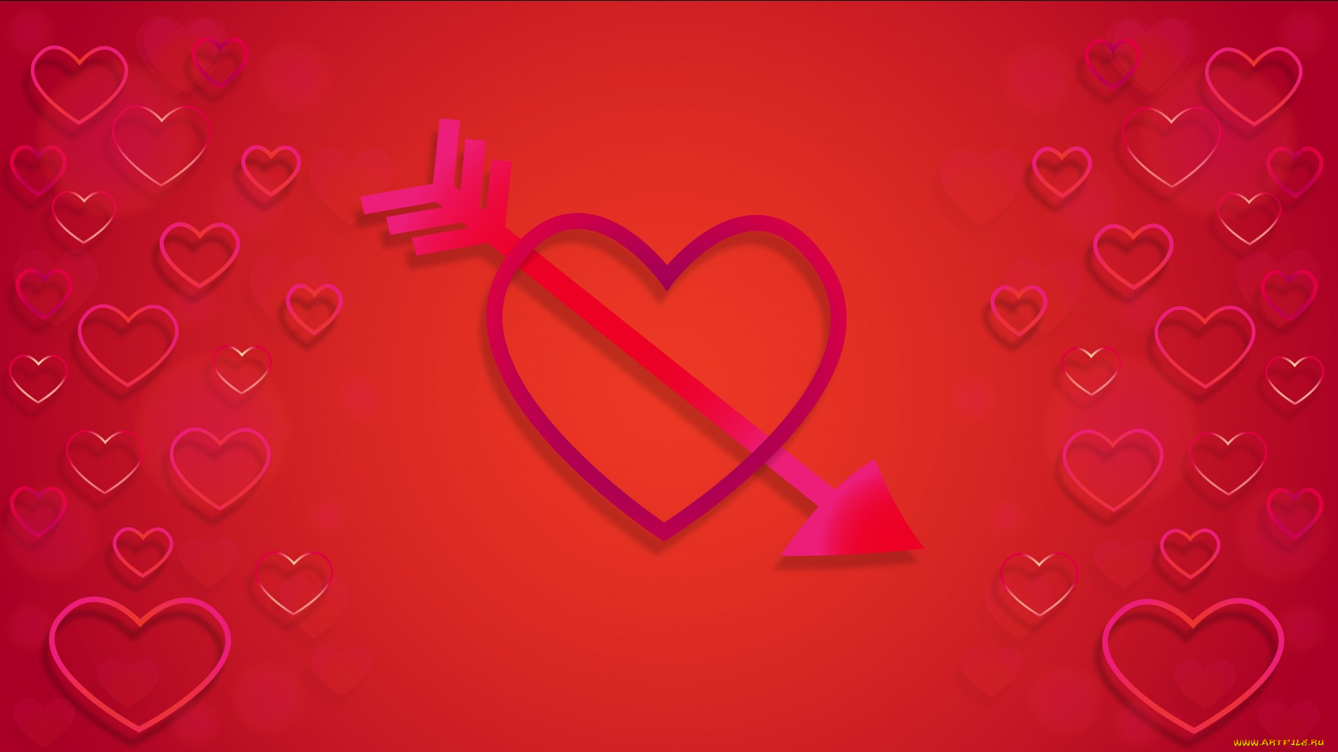 векторная, графика, сердечки, , hearts, фон, сердечки