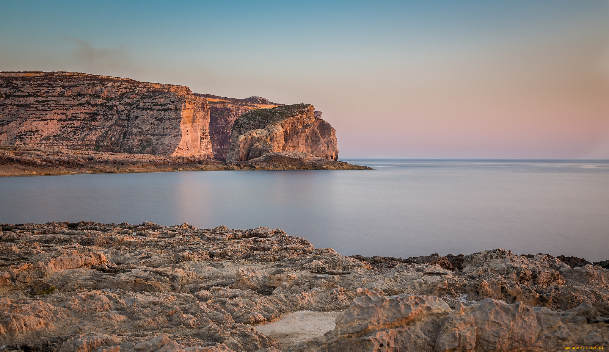 природа, побережье, простор