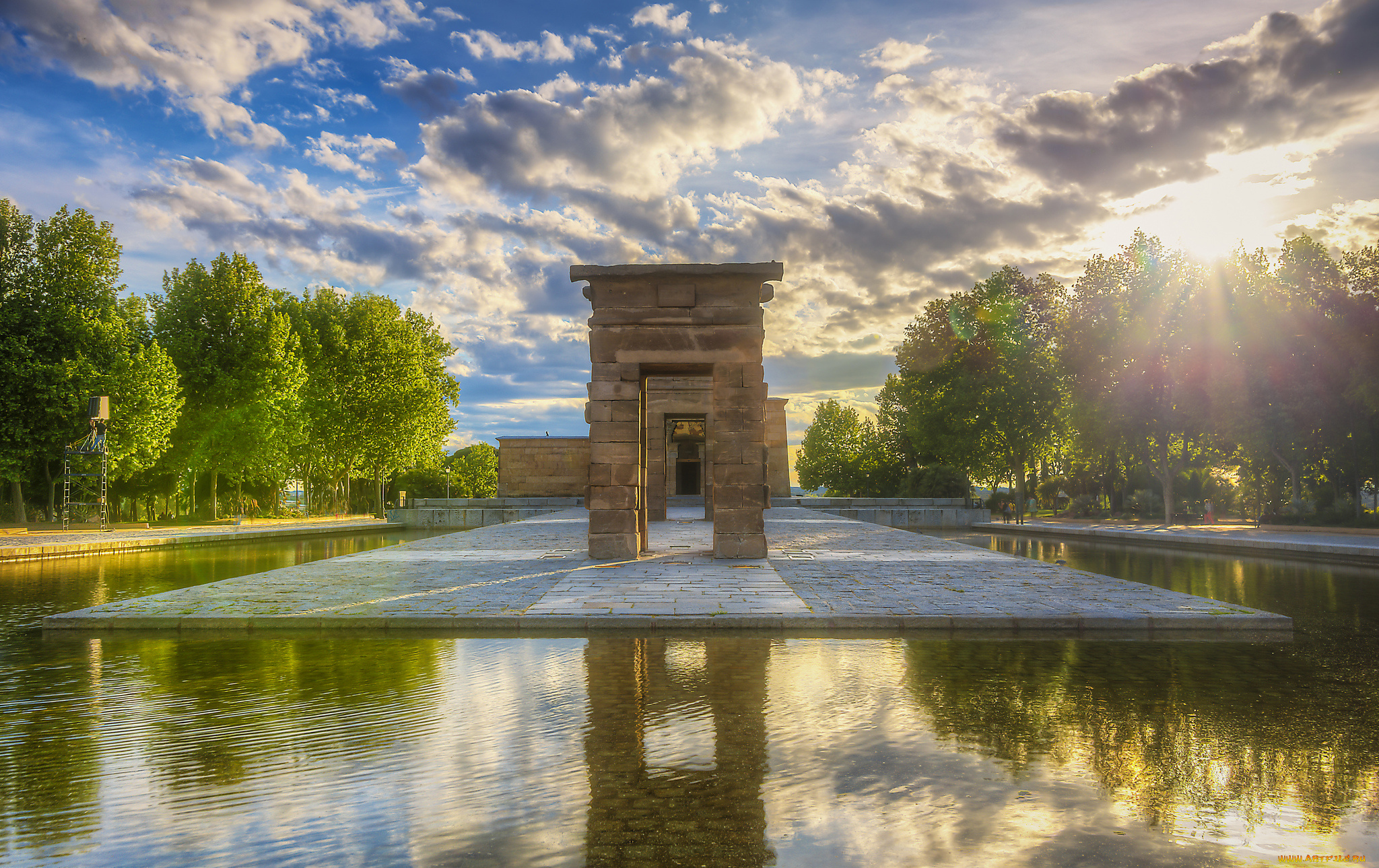 templo, de, debod, города, -, буддийские, и, другие, храмы, простор