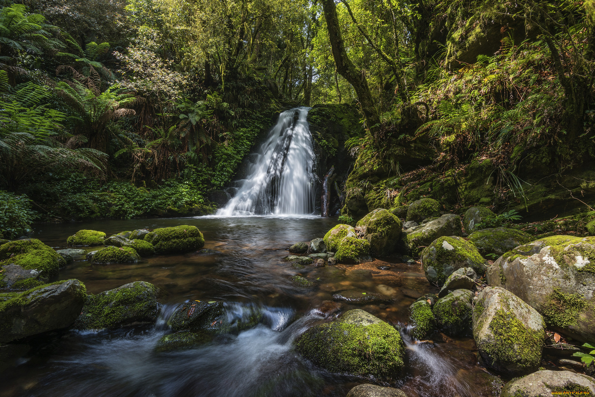 природа, водопады, простор