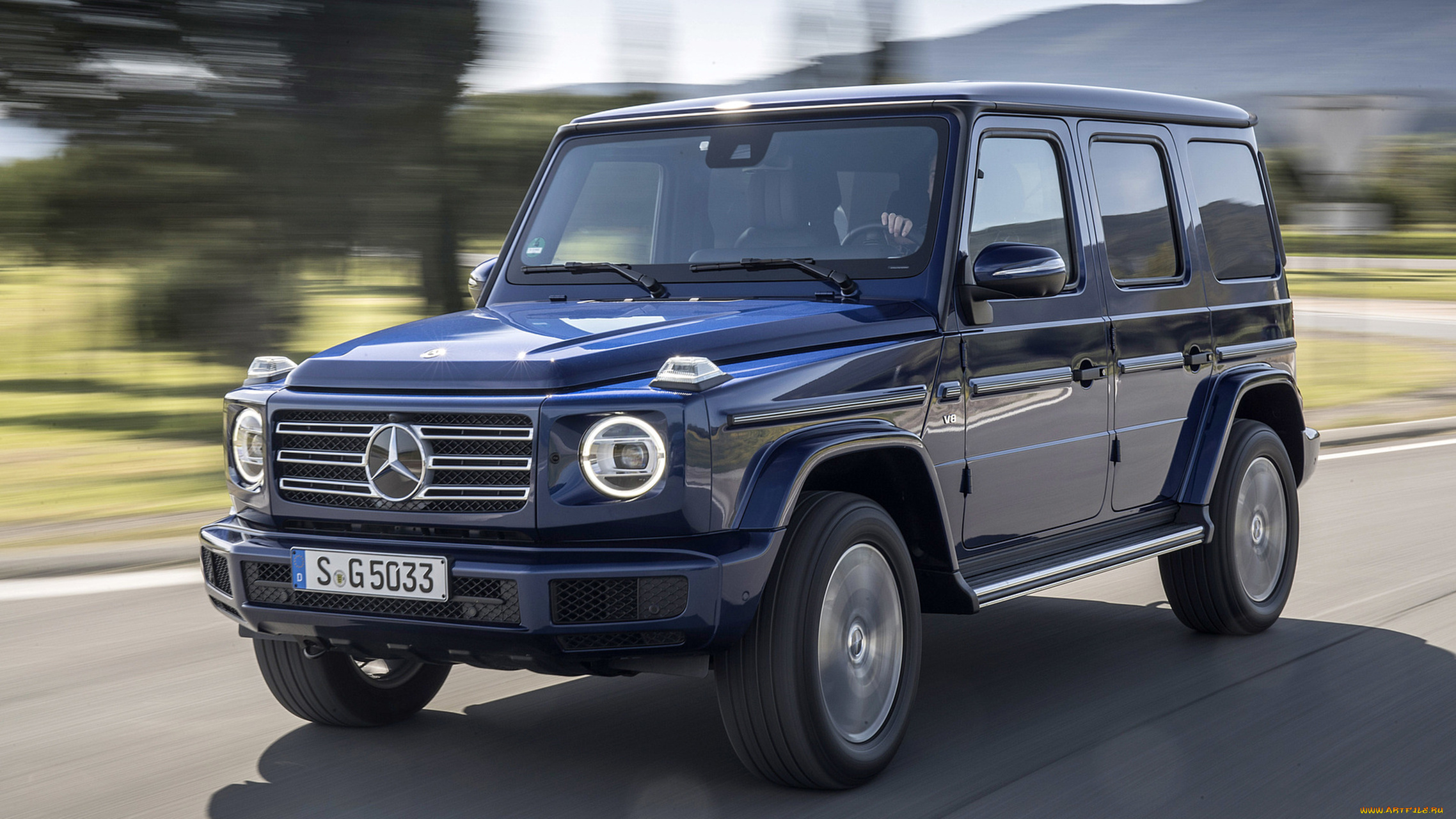 mercedes-benz, g-class, g550, 2019, автомобили, mercedes-benz, blue, 2019, g550, g-class
