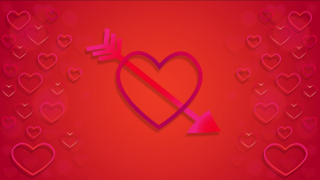 Картинка векторная+графика сердечки+ hearts фон сердечки