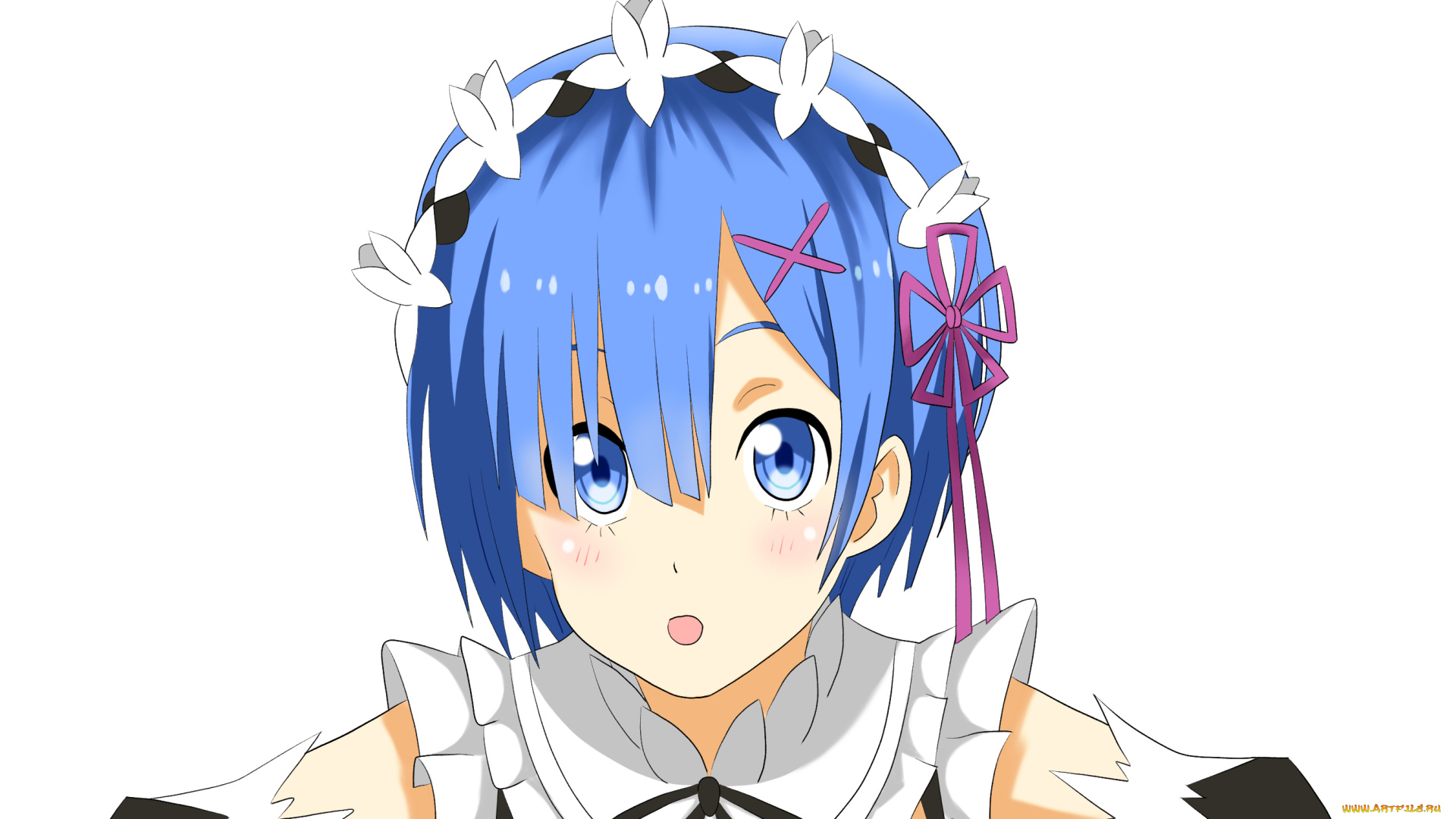 аниме, re, , zero, kara, hajimeru, isekai, seikatsu, фон, взгляд, девушка