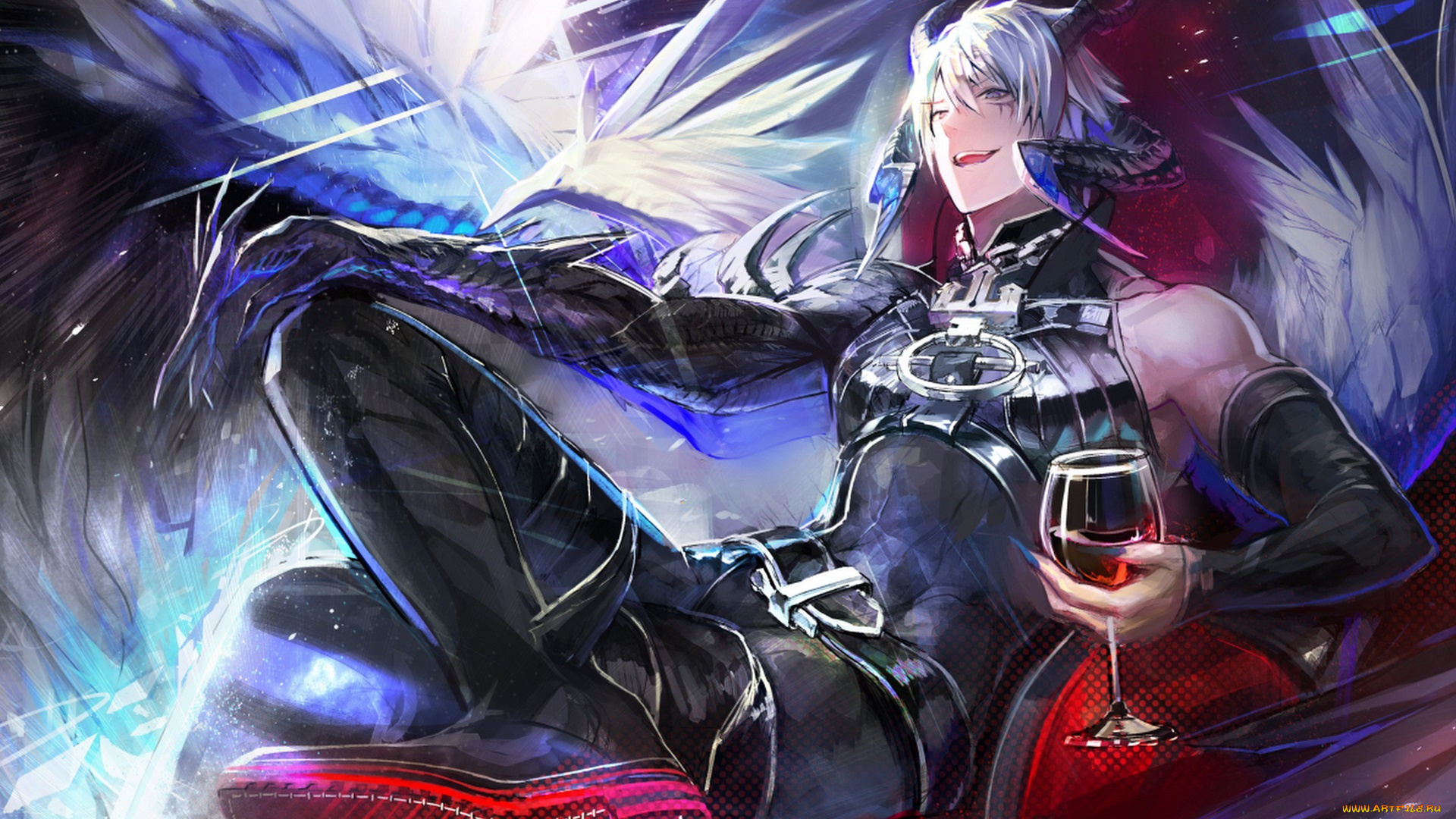 аниме, shingeki, no, bahamut, азазель