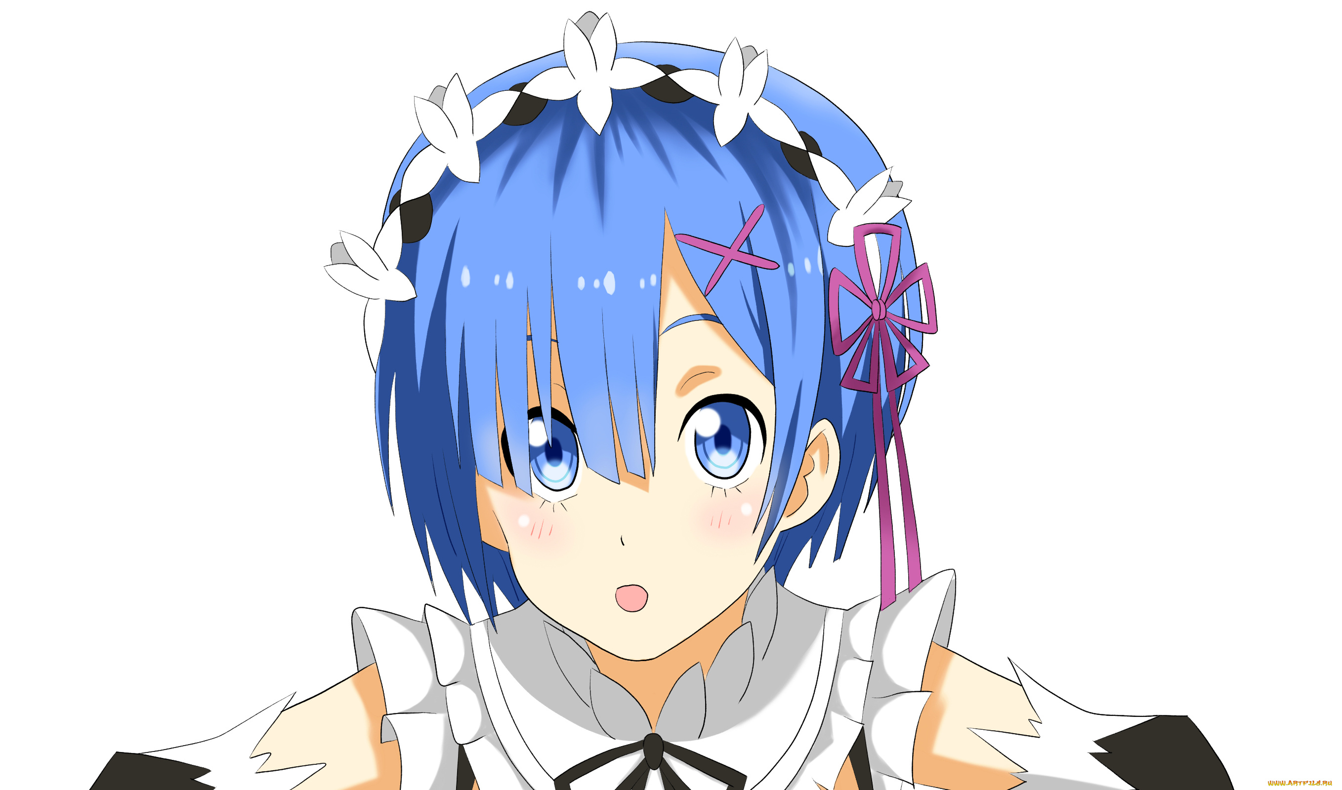 аниме, re, , zero, kara, hajimeru, isekai, seikatsu, фон, взгляд, девушка