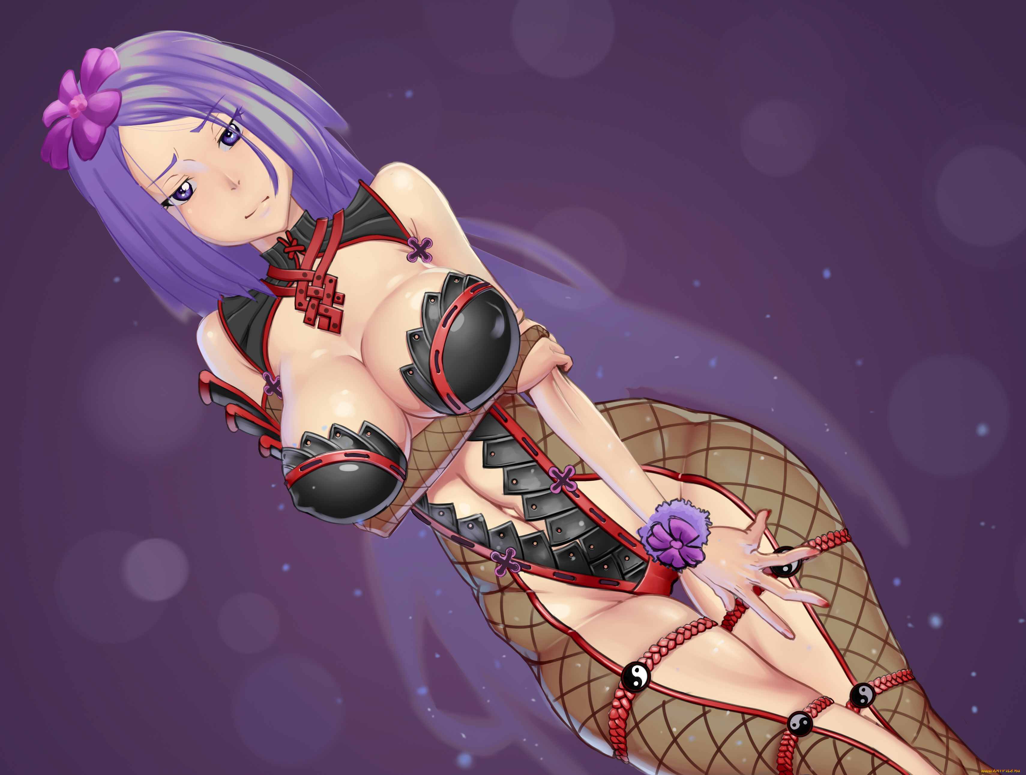 аниме, unknown, , другое, , униформа, взгляд, фон, девушка