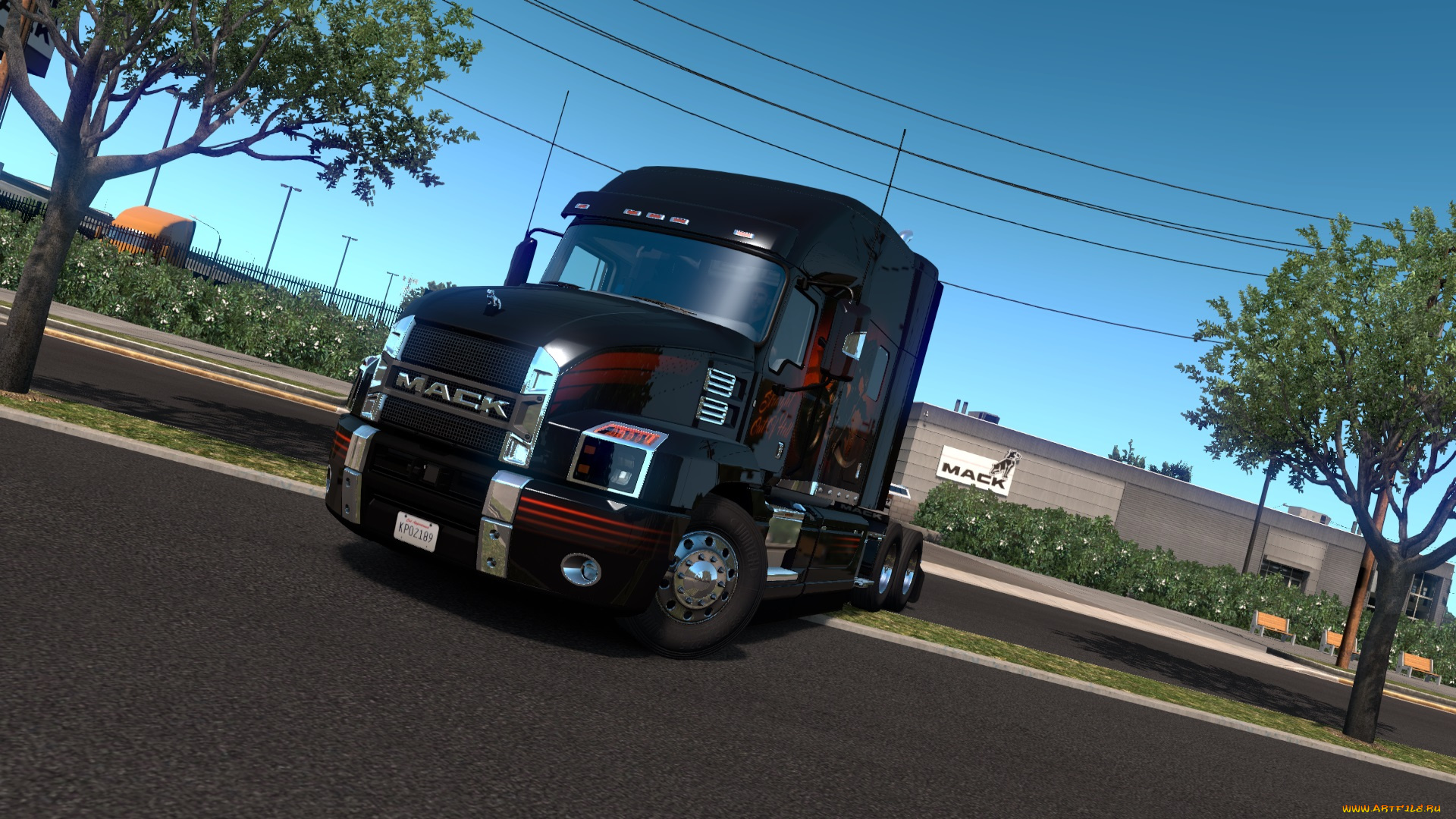 american, truck, simulator, видео, игры, american, truck, simulator, грузовик, тягач, mack, anthem, buldog, легендарный, тяжеловоз