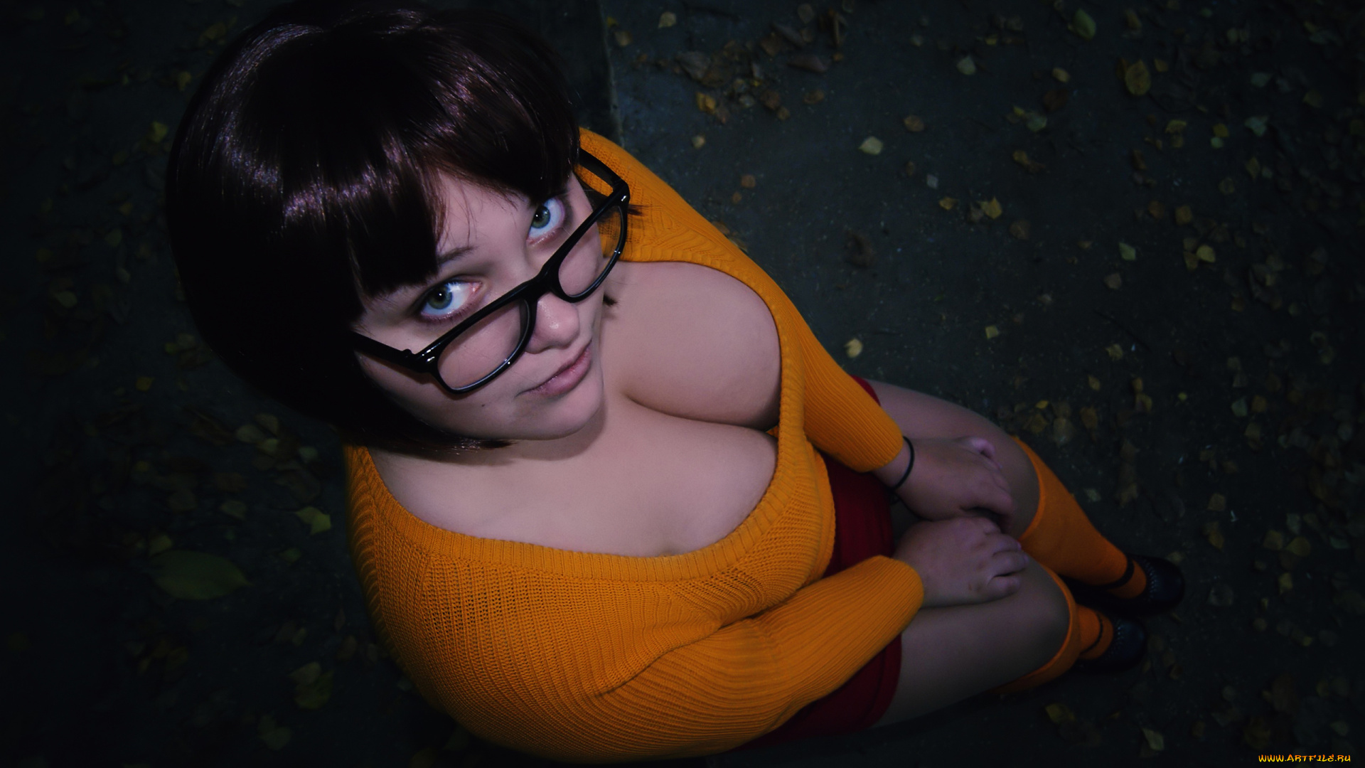 девушки, -, креатив, , косплей, девушка, в, очках, alhvida