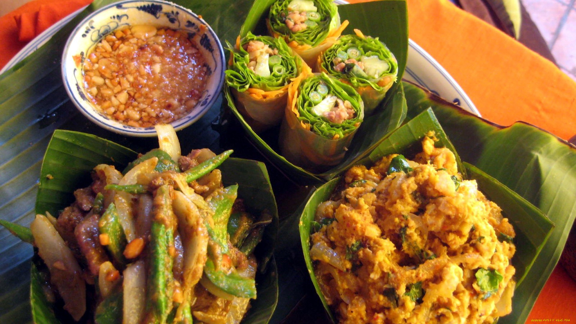 еда, салаты, , закуски, камбоджийская, кухня, закуски