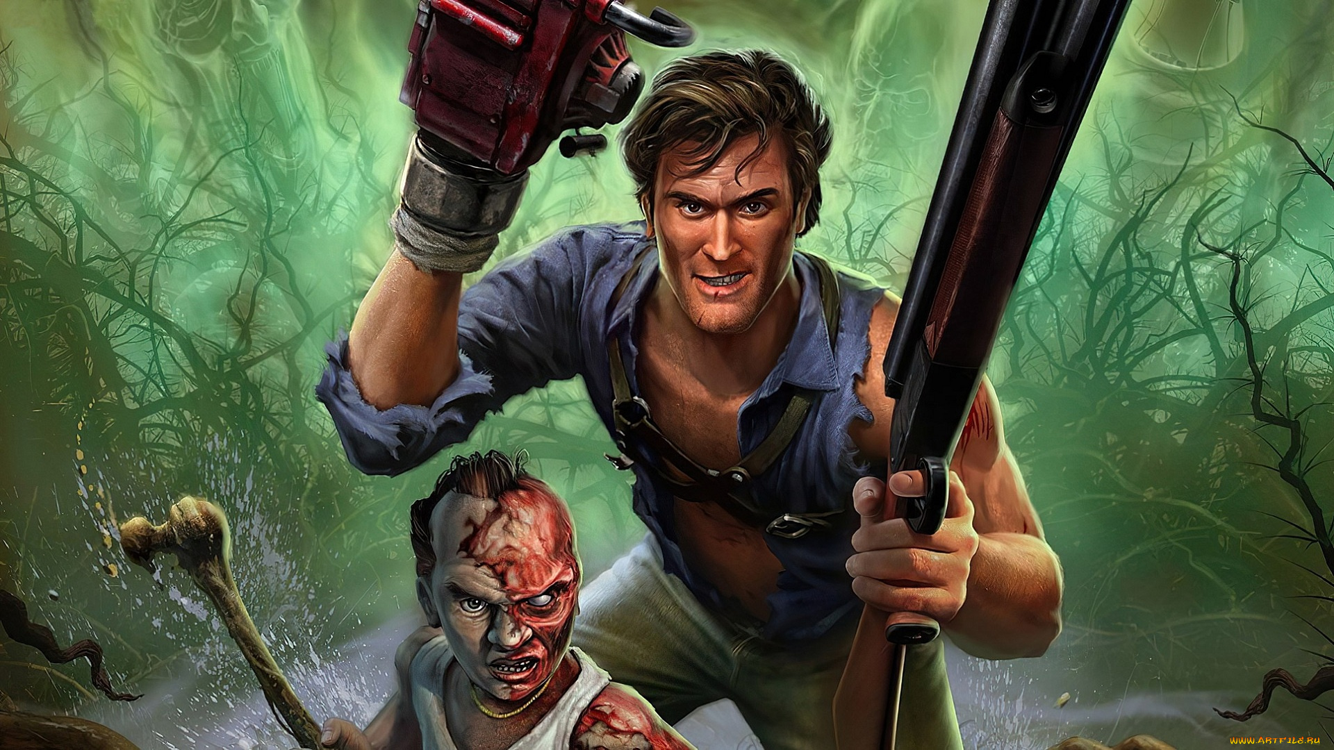 evil, dead, , regeneration, видео, игры, evil, dead, regeneration