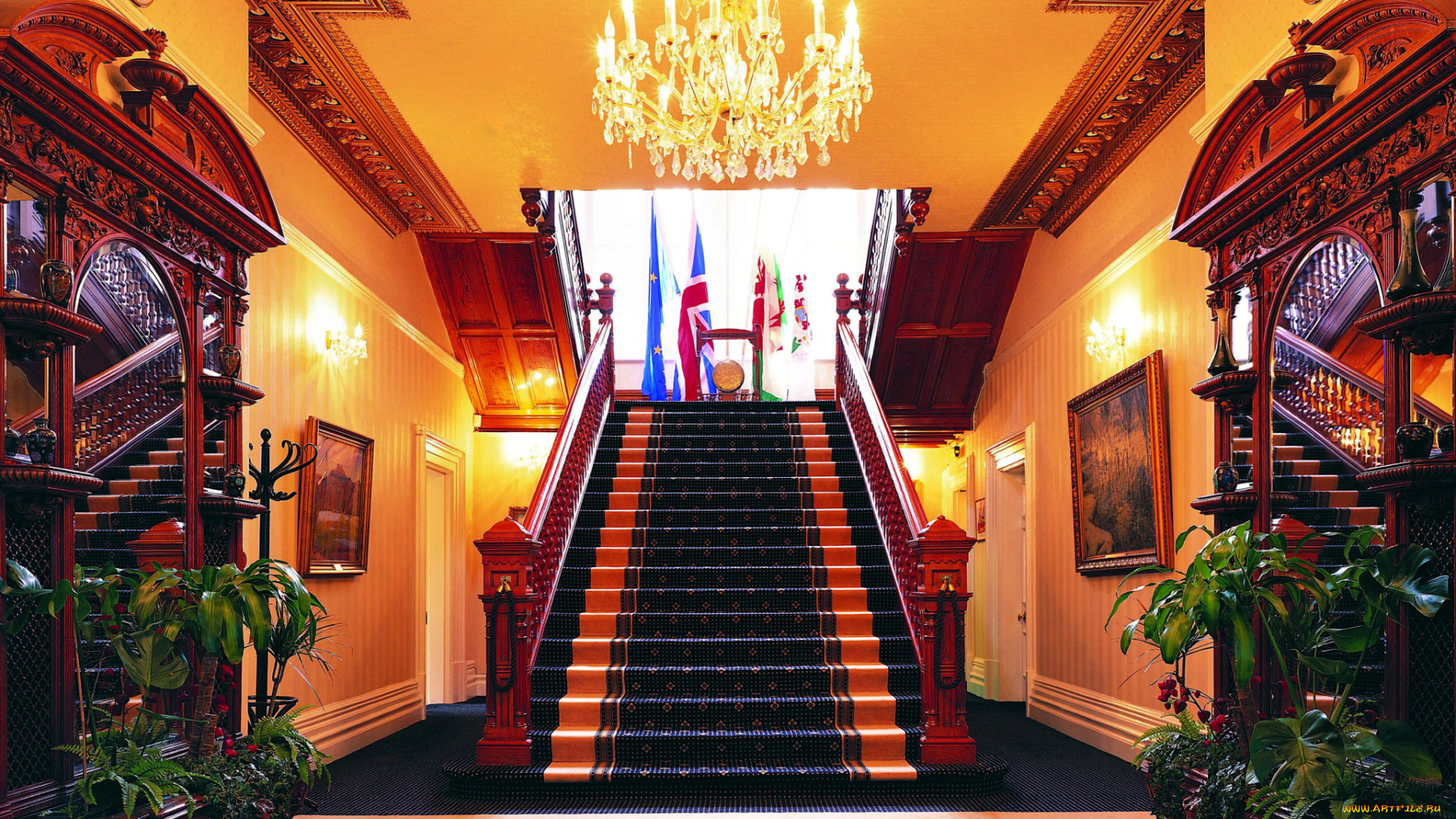интерьер, холлы, , лестницы, , корридоры, лестница