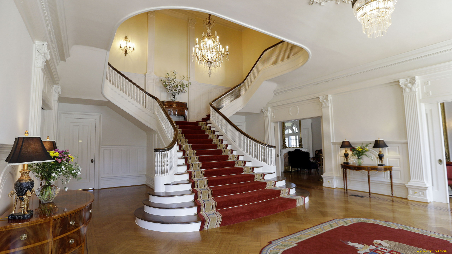 интерьер, холлы, , лестницы, , корридоры, лестница