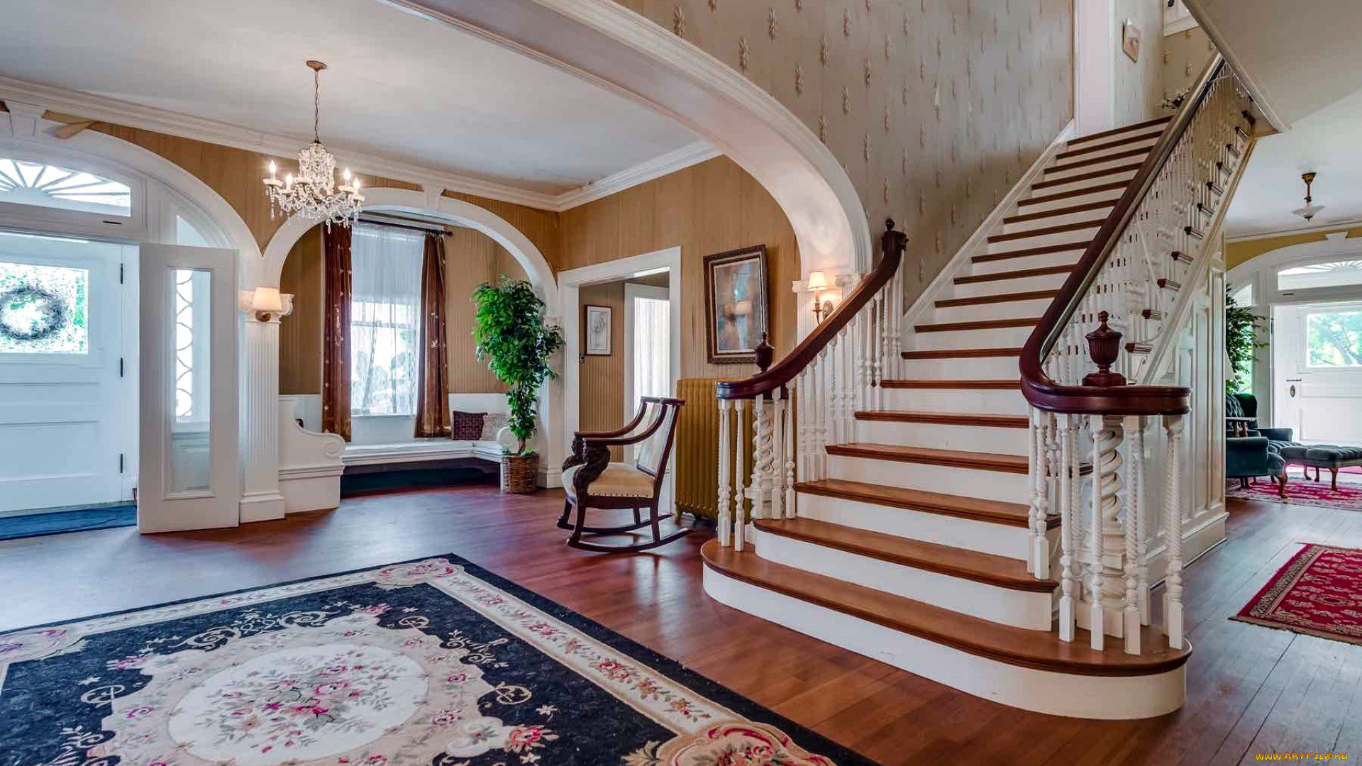 интерьер, холлы, , лестницы, , корридоры, лестница