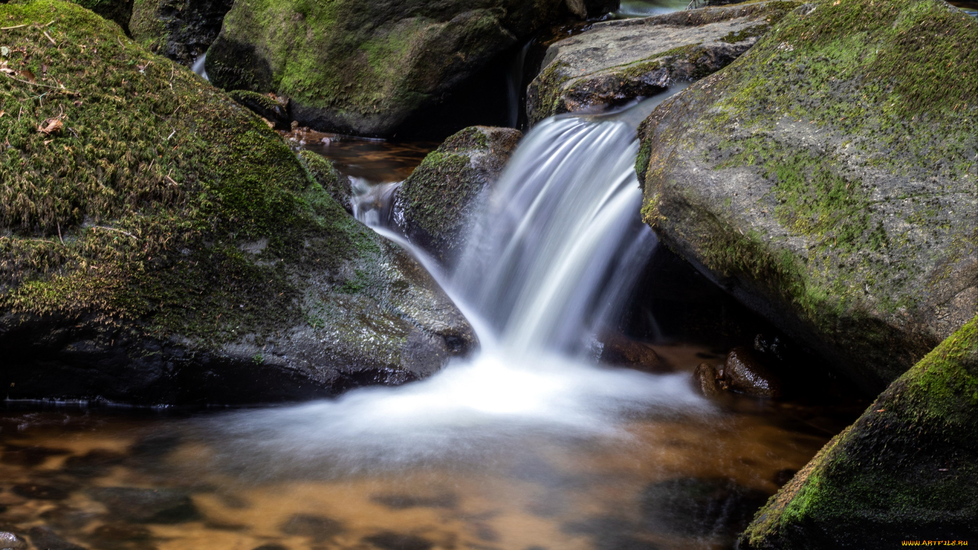 природа, водопады, поток, водопад, вода