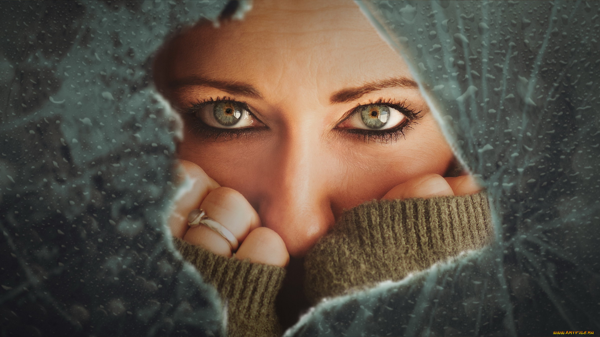 разное, глаза, жест