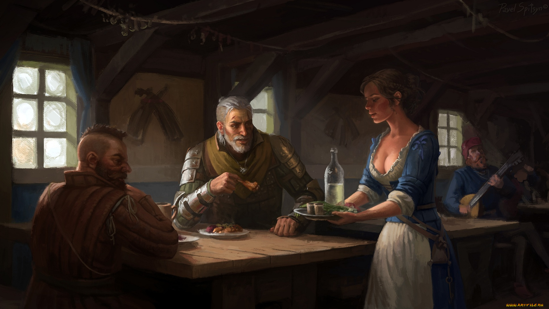 видео, игры, the, witcher, 3, , wild, hunt, geralt, of, rivia, zoltan, chivay