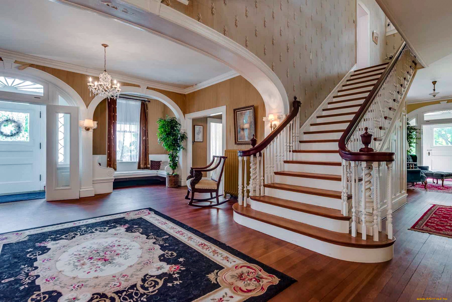 интерьер, холлы, , лестницы, , корридоры, лестница