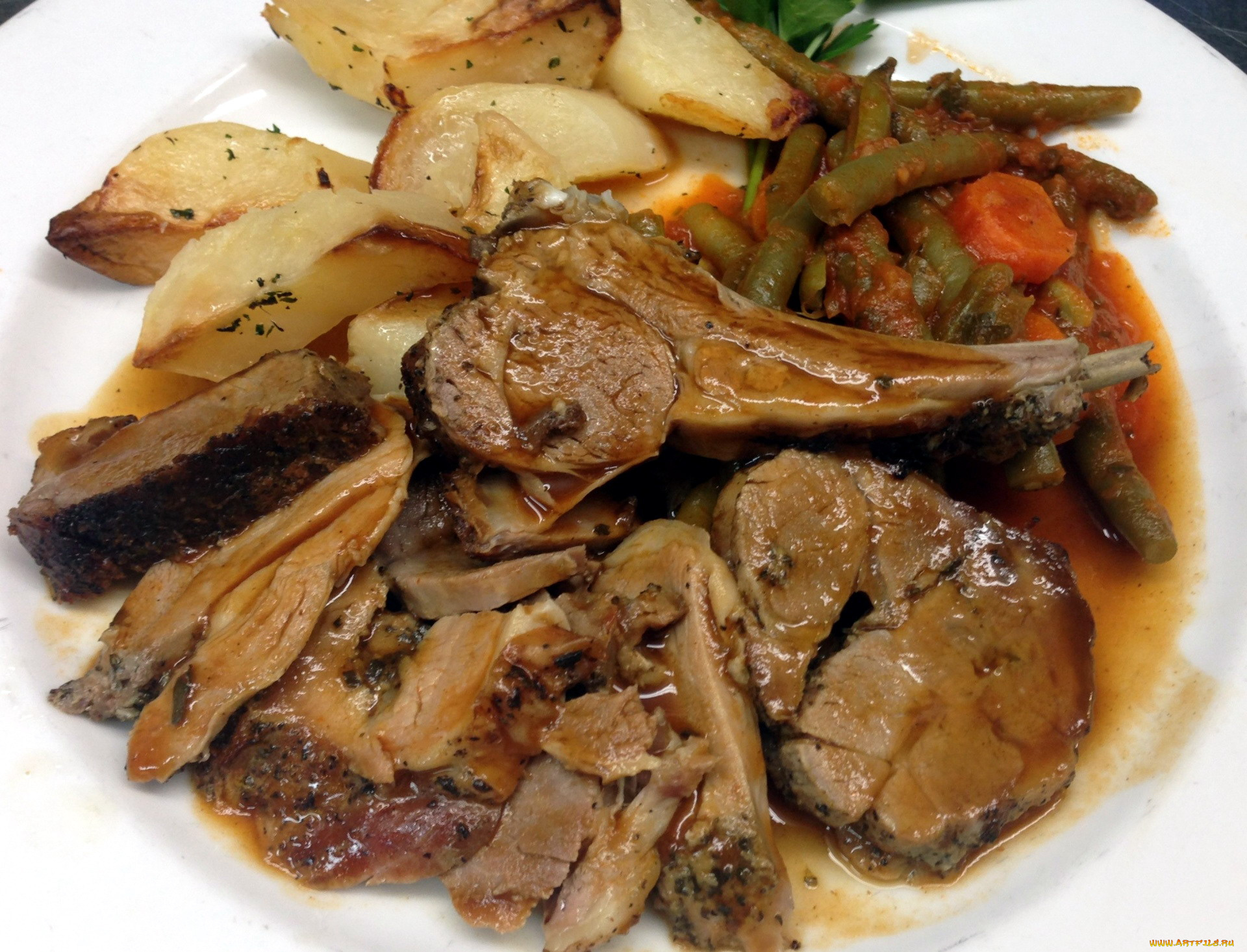 еда, мясные, блюда, греческая, кухня, мясо