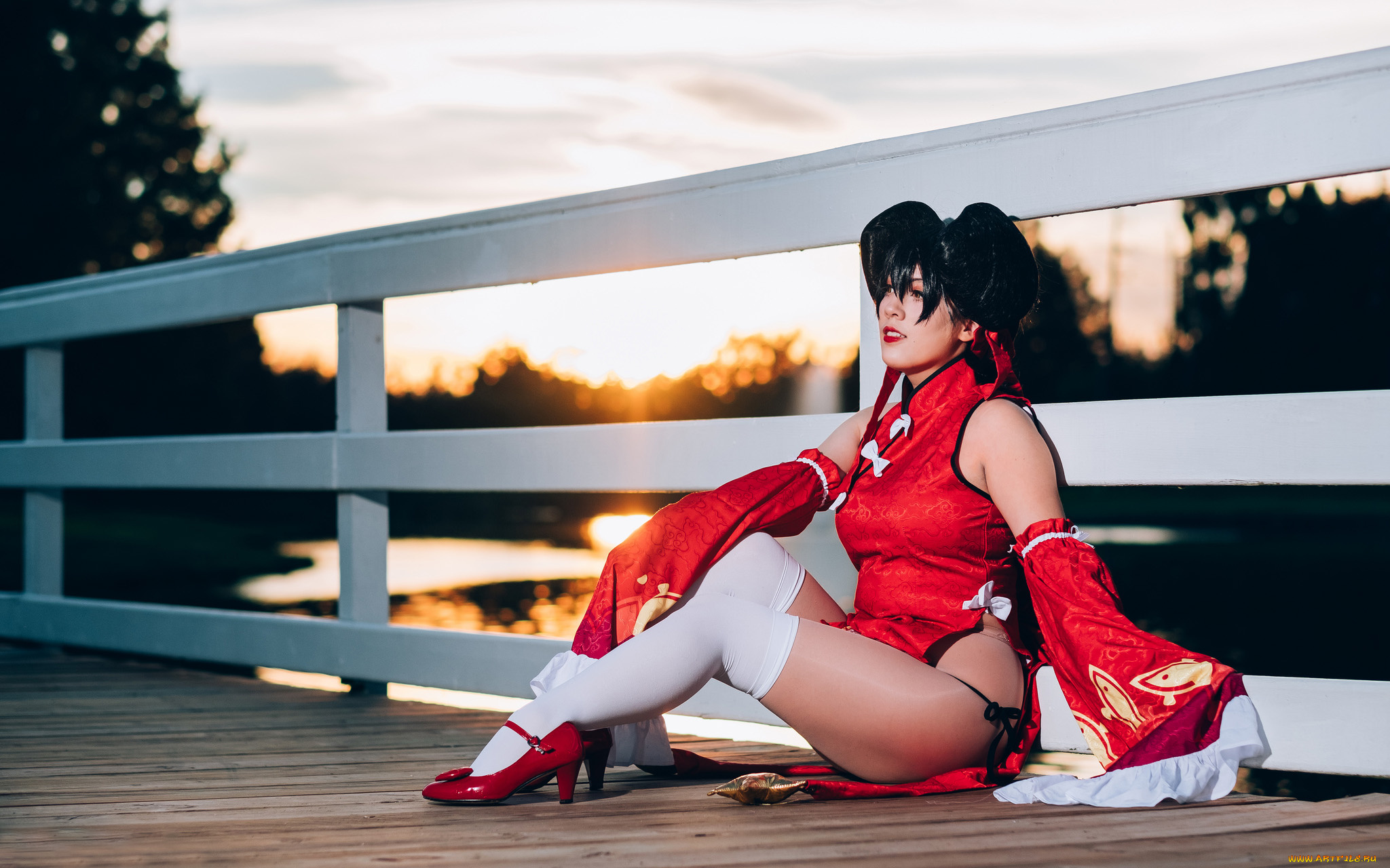 девушки, -, креатив, , косплей, косплей, cosplay