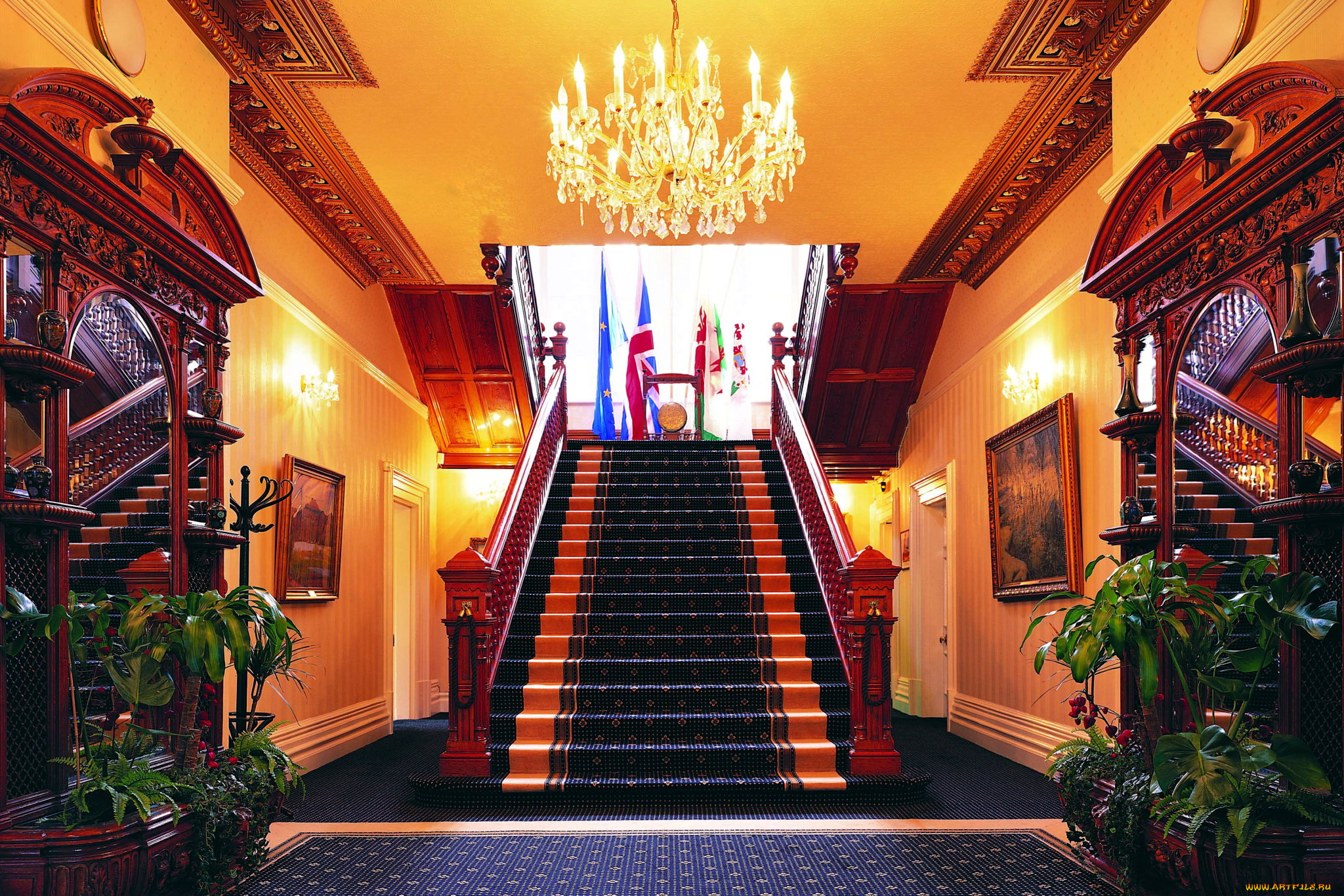 интерьер, холлы, , лестницы, , корридоры, лестница