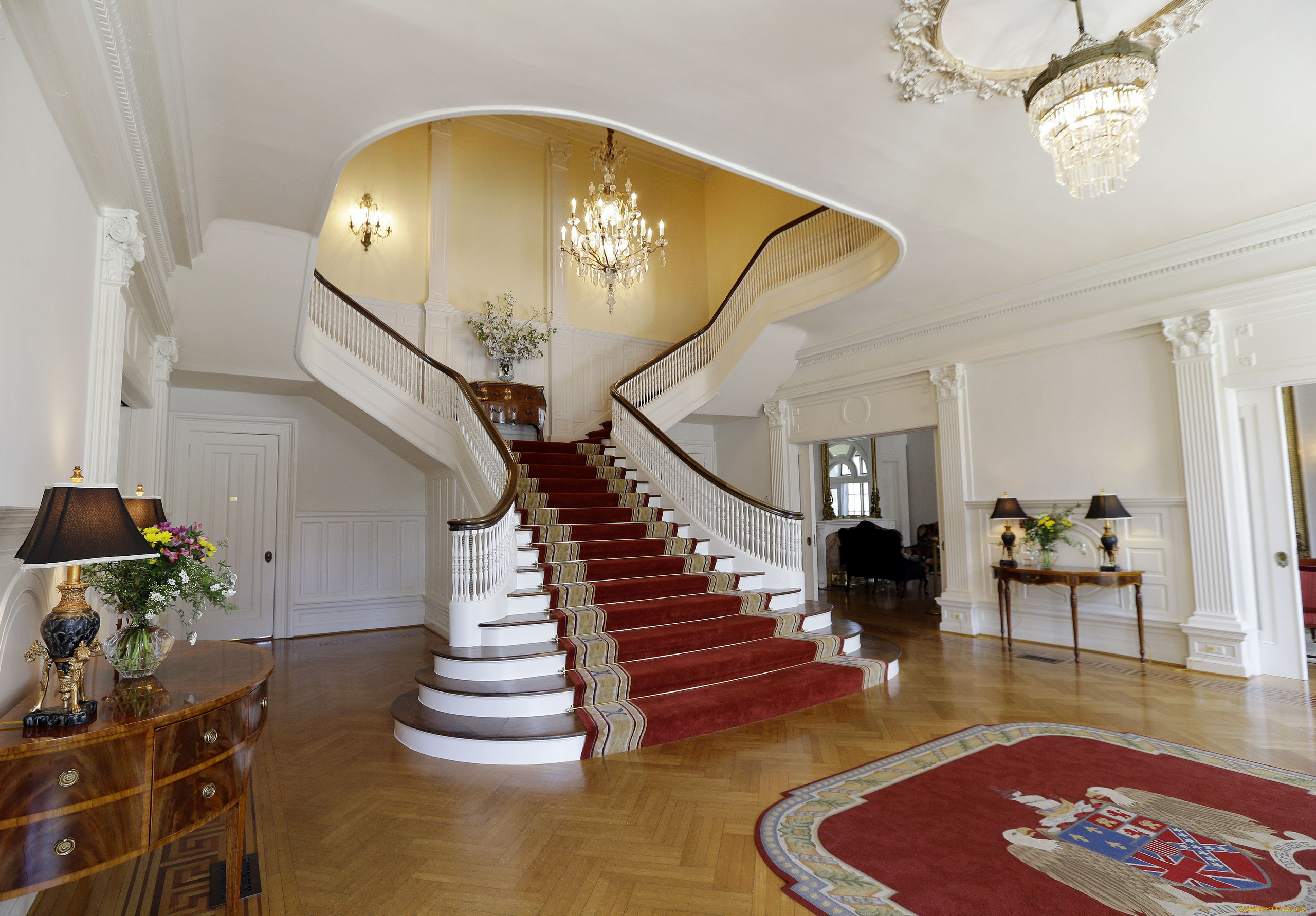 интерьер, холлы, , лестницы, , корридоры, лестница