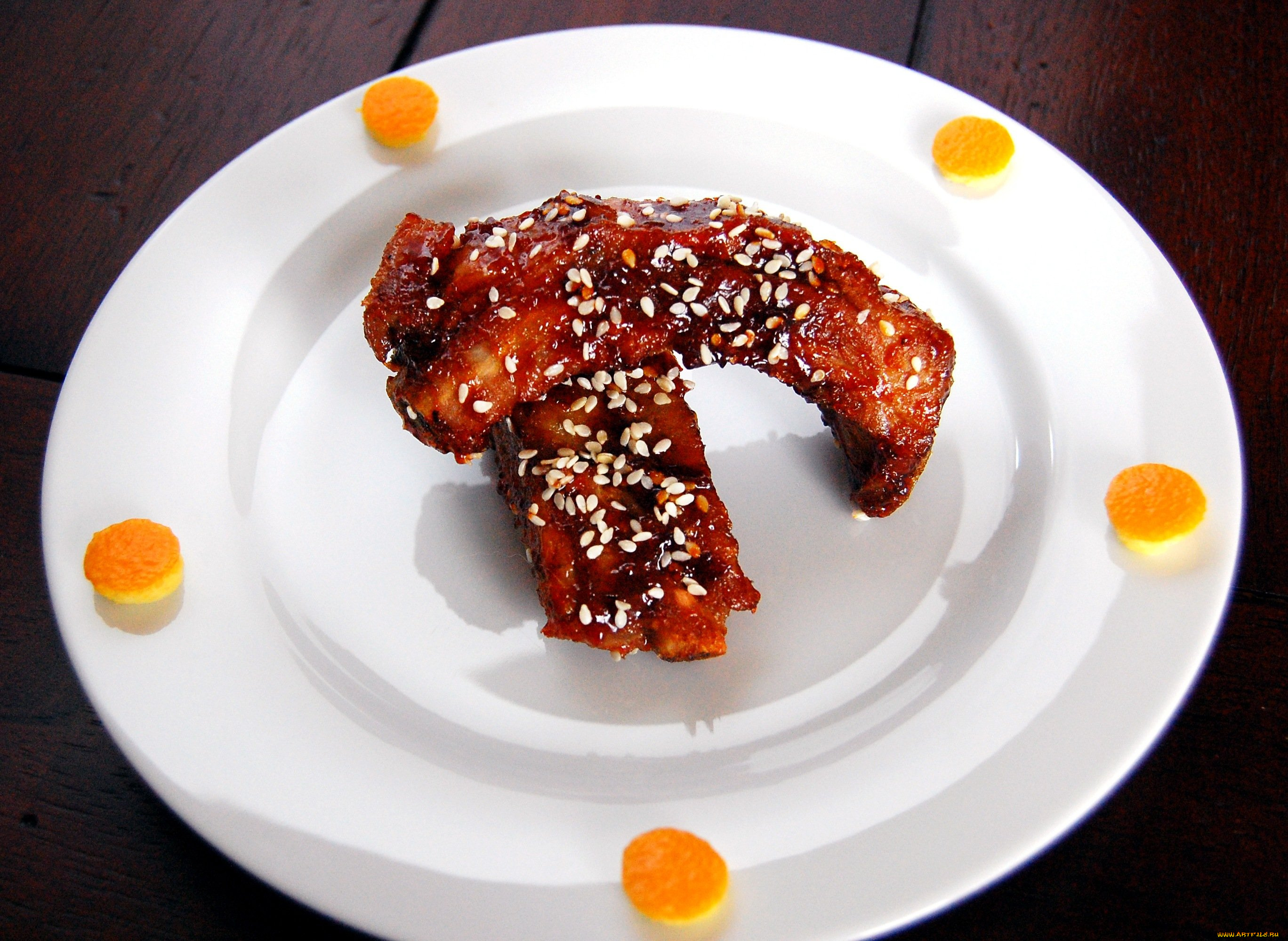 еда, мясные, блюда, ребрышки