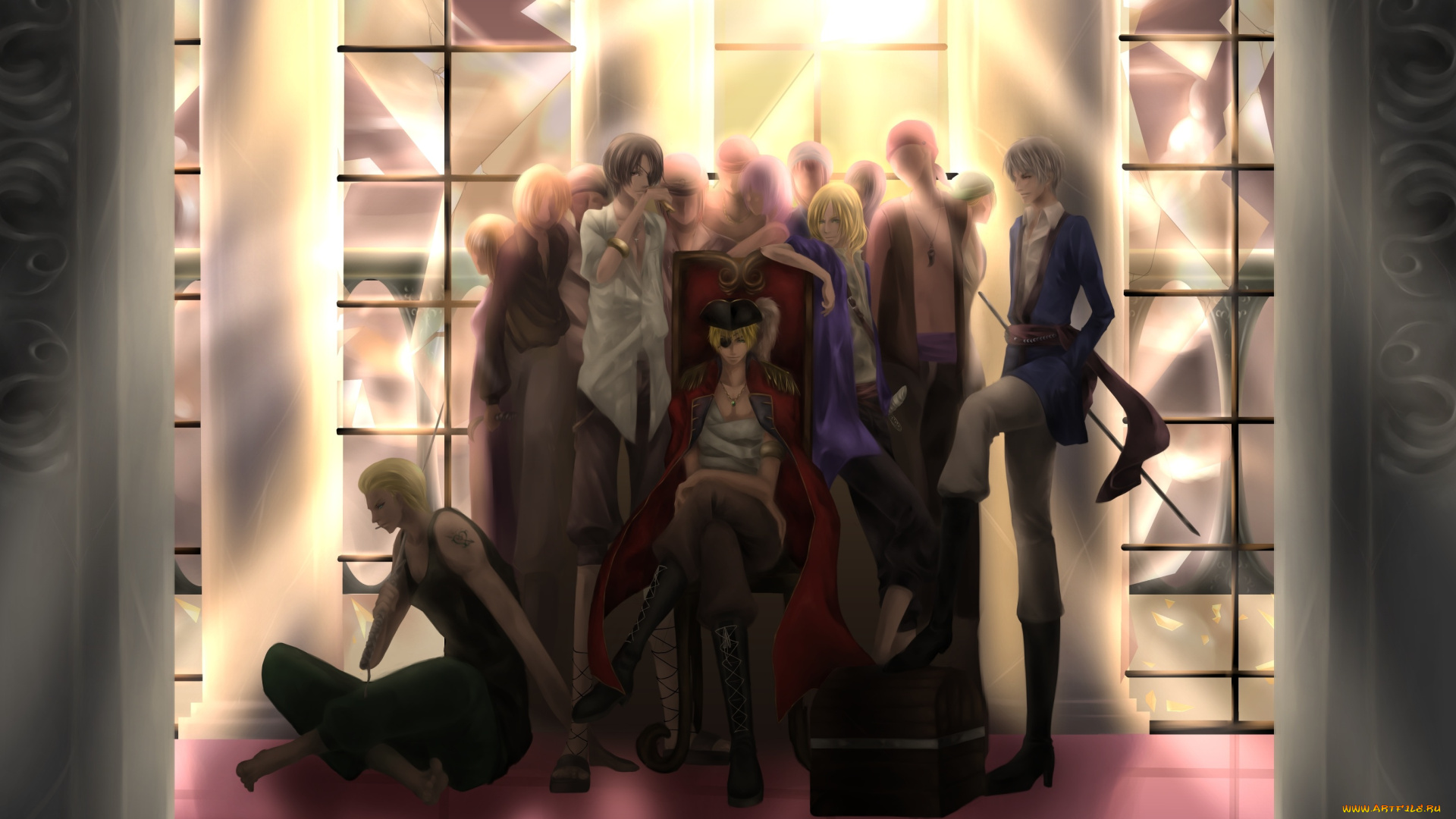 аниме, hetalia, , axis, powers, хеталия, и, страны, оси