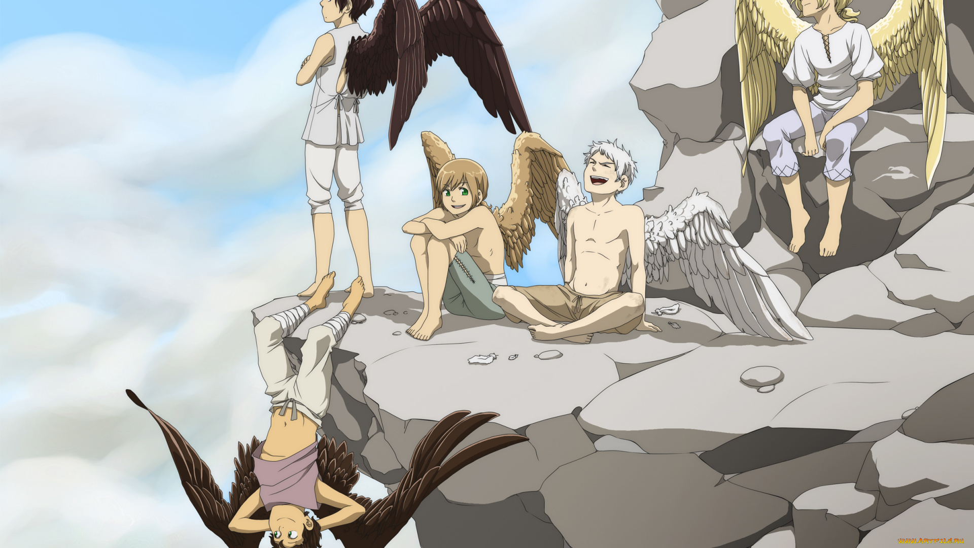 аниме, hetalia, , axis, powers, хеталия, и, страны, оси