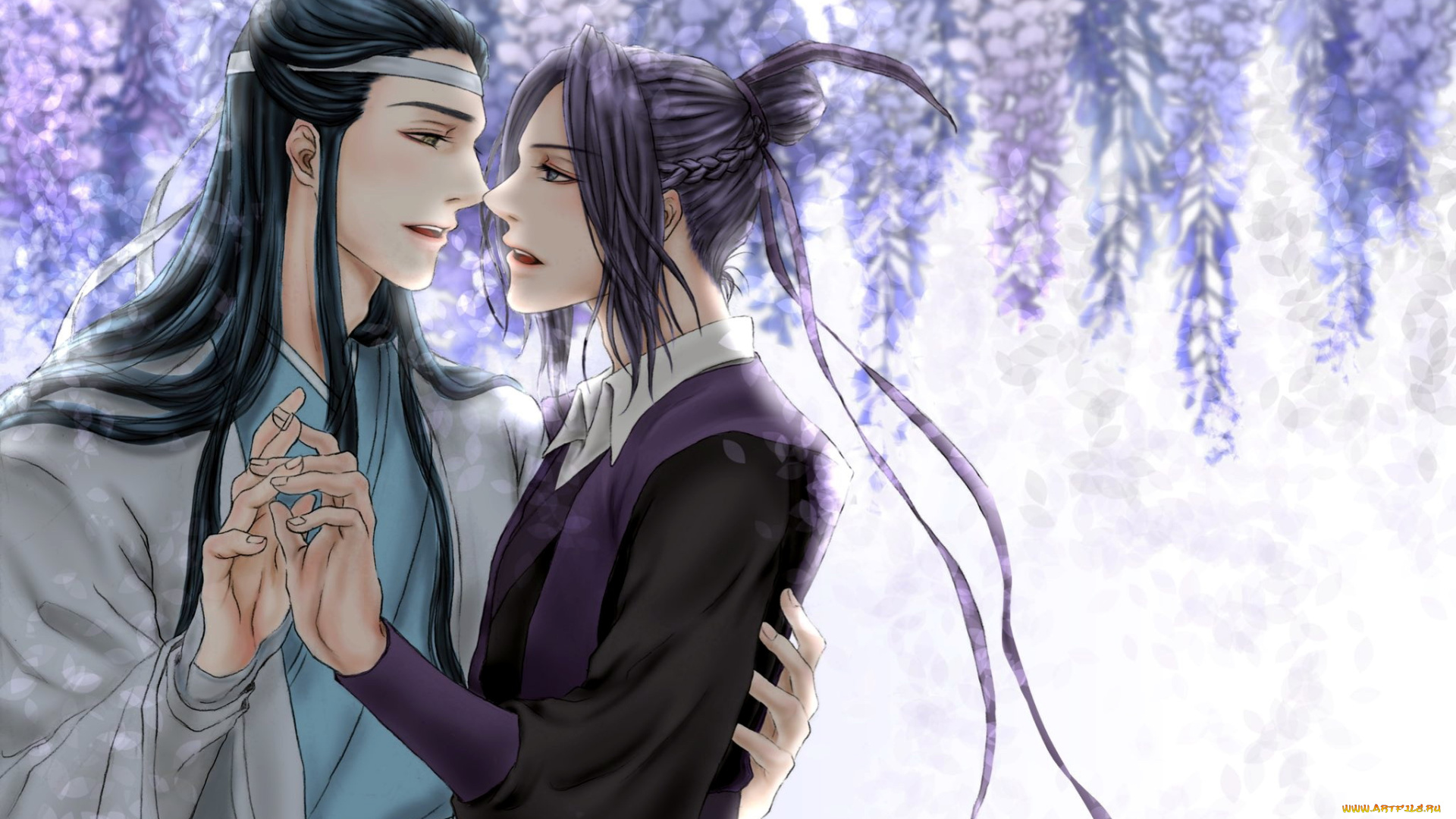 аниме, mo, dao, zu, shi, лань, сичень, цзянь, чэн, глициния