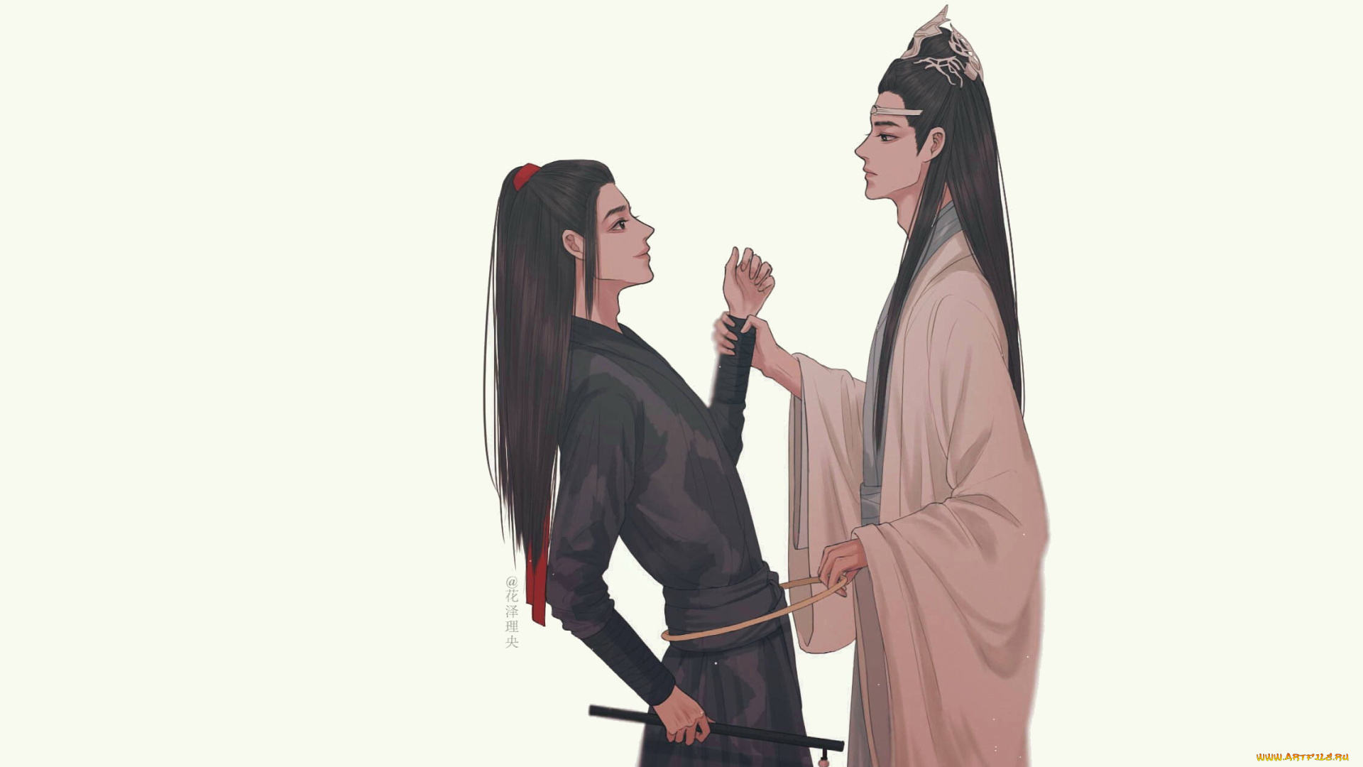 рисованное, кино, , мультфильмы, вэй, усянь, лань, ванцзы, кольцо, флейта