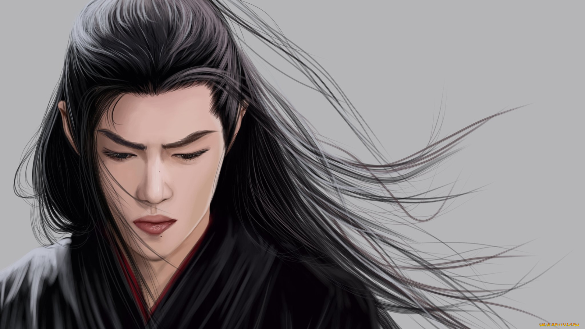 рисованное, кино, , мультфильмы, вэй, усянь, лицо