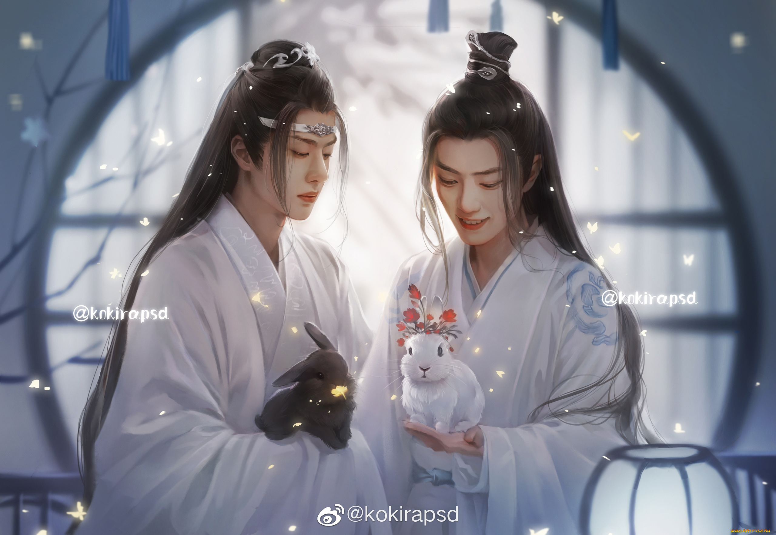 рисованное, кино, , мультфильмы, лань, ванцзы, вэй, усянь, кролики