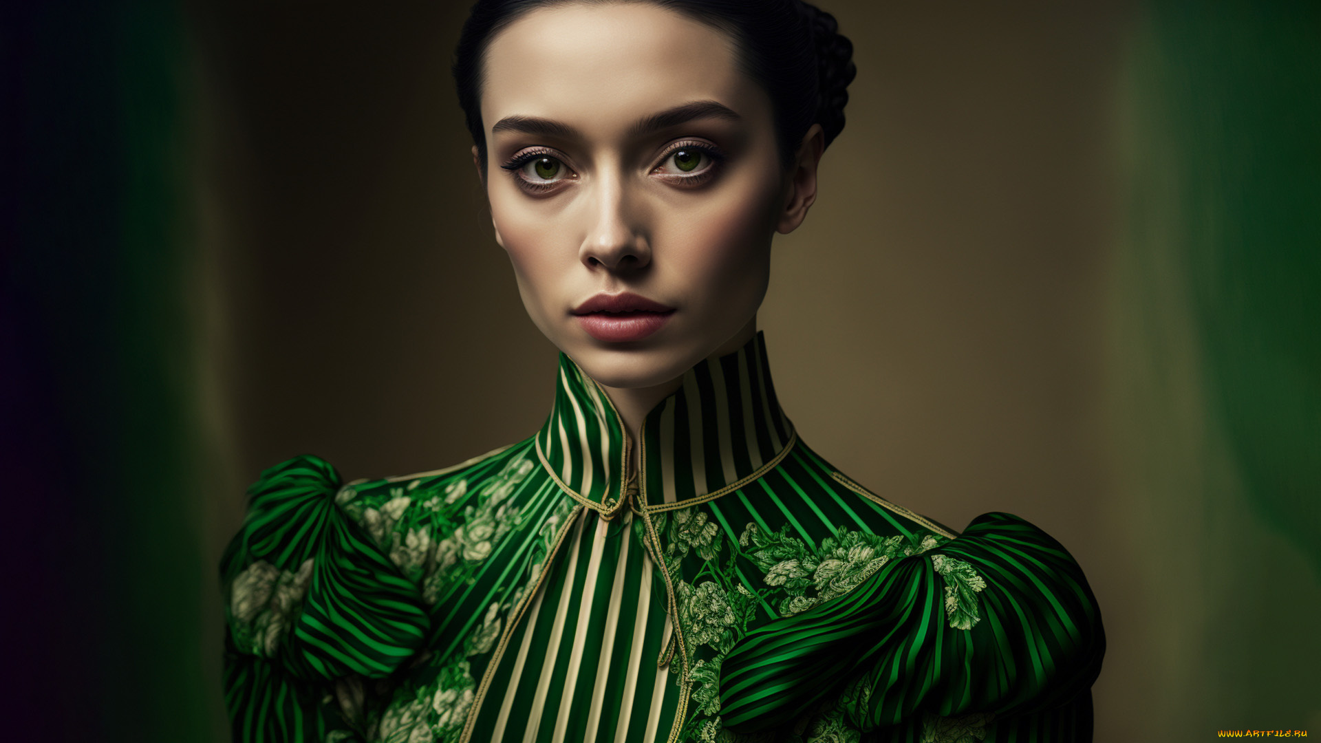 рисованное, люди, нейросетевые, девушки, нейросети