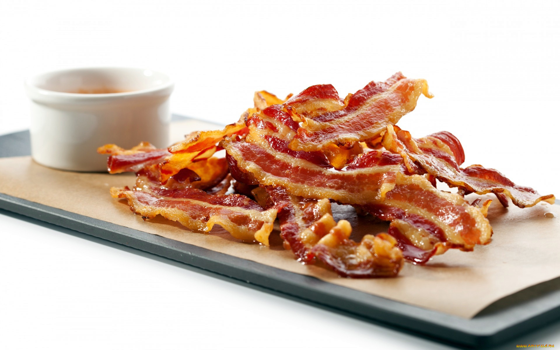 еда, мясные, блюда, жареный, бекон