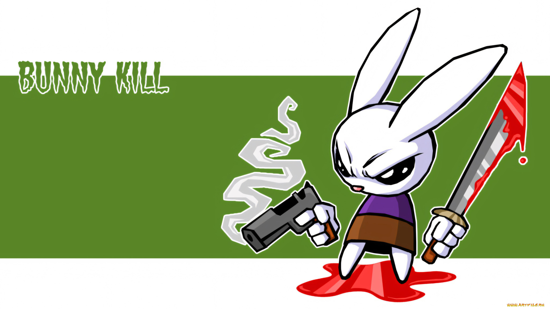295478, рисованное, животные, , зайцы, , кролики, кролик, киллер