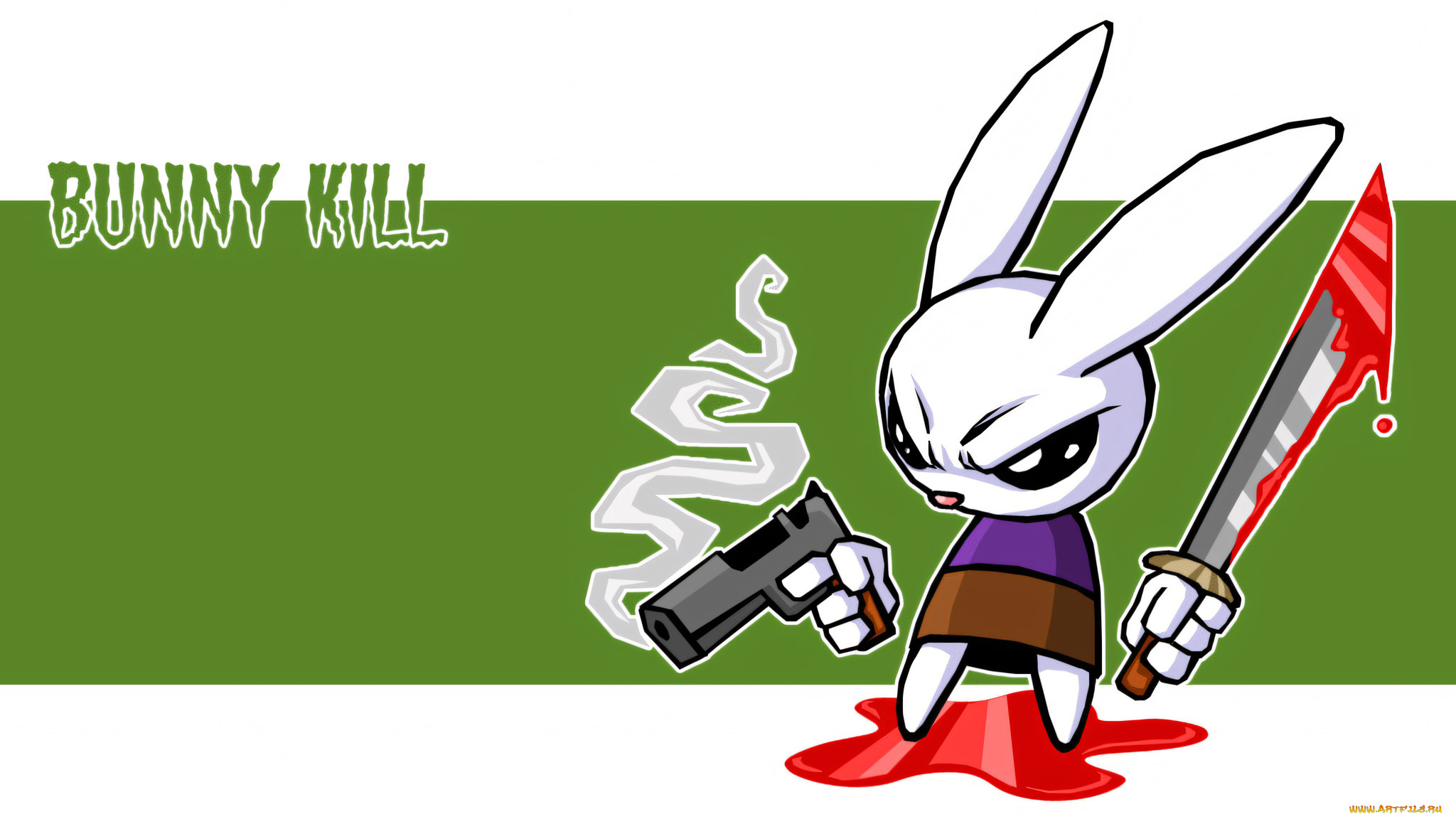 295478, рисованное, животные, , зайцы, , кролики, кролик, киллер