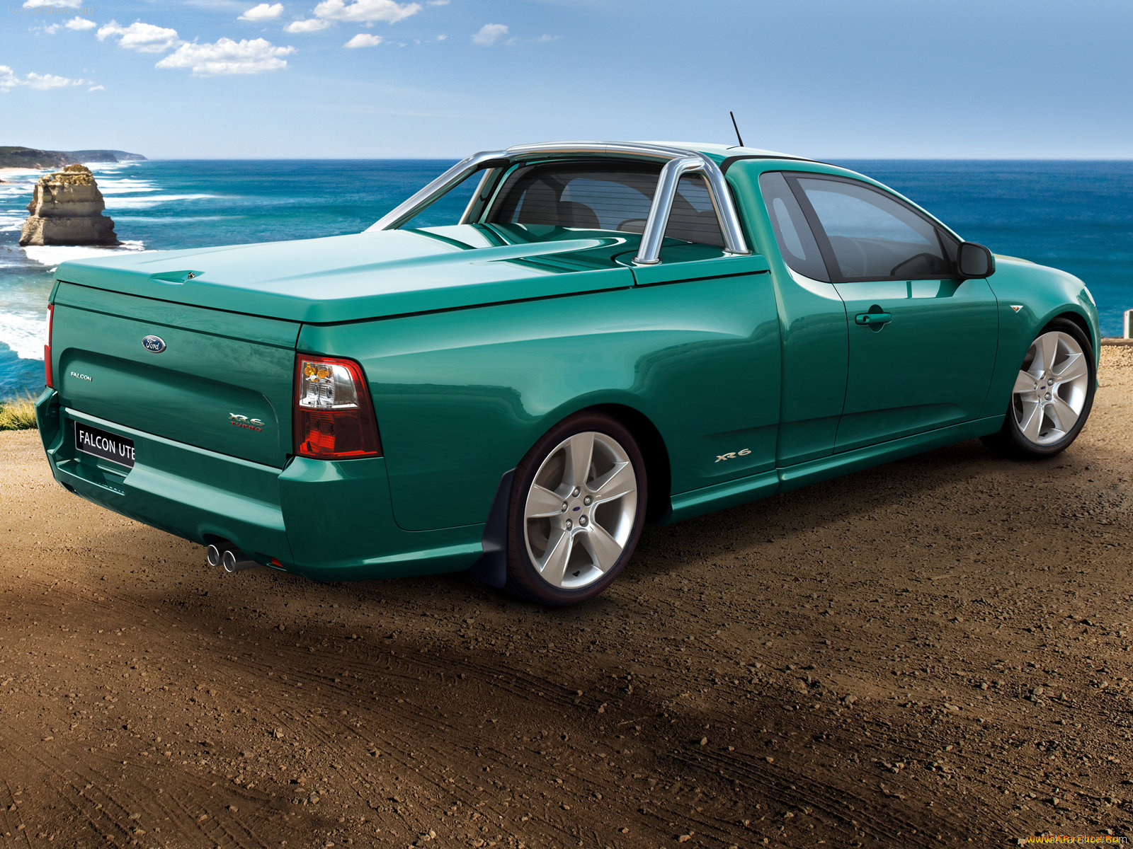 ford, fg, falcon, ute, xr6, turbo, 2008, автомобили
