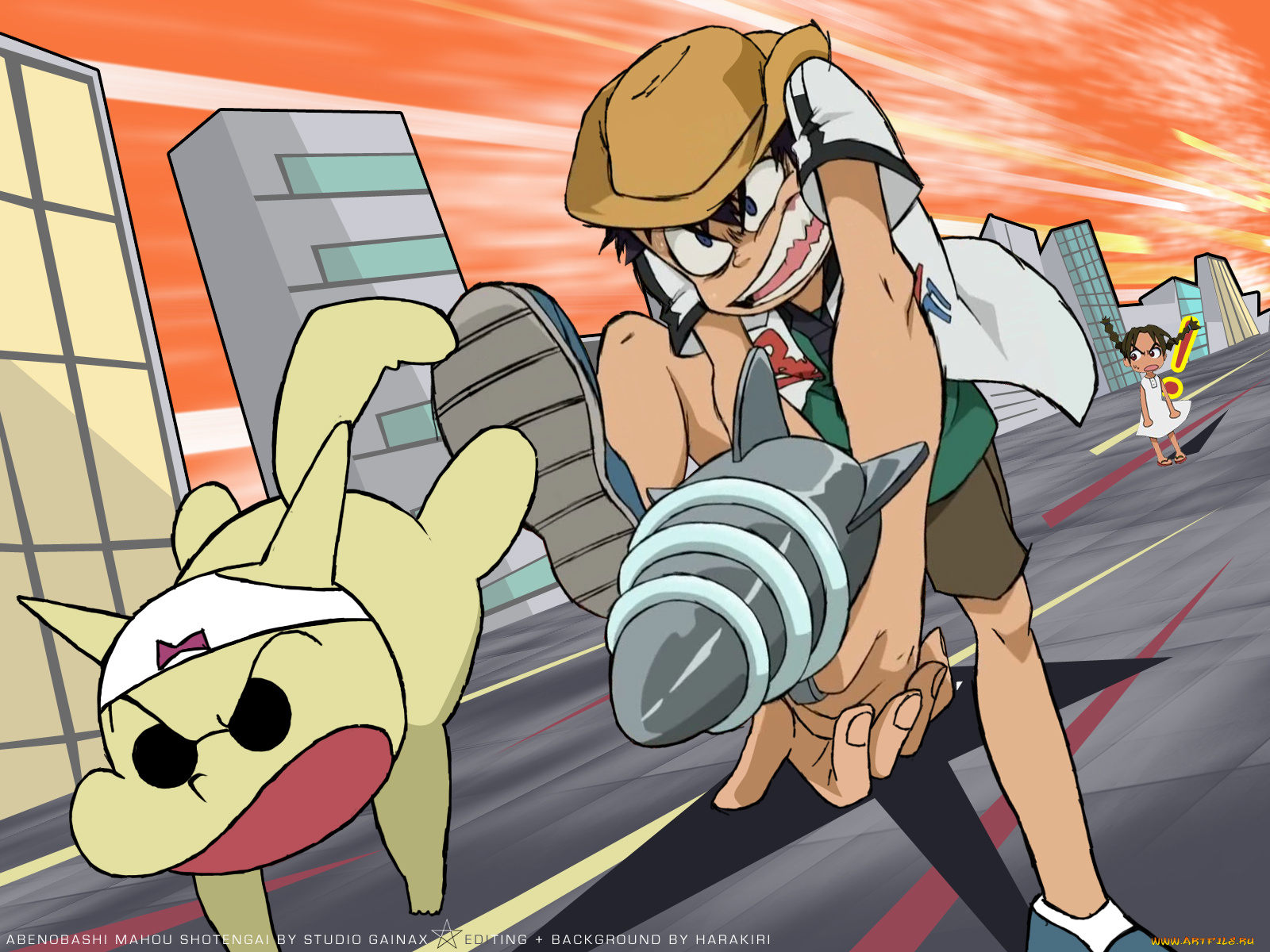 аниме, magical, shopping, arcade, abenobashi