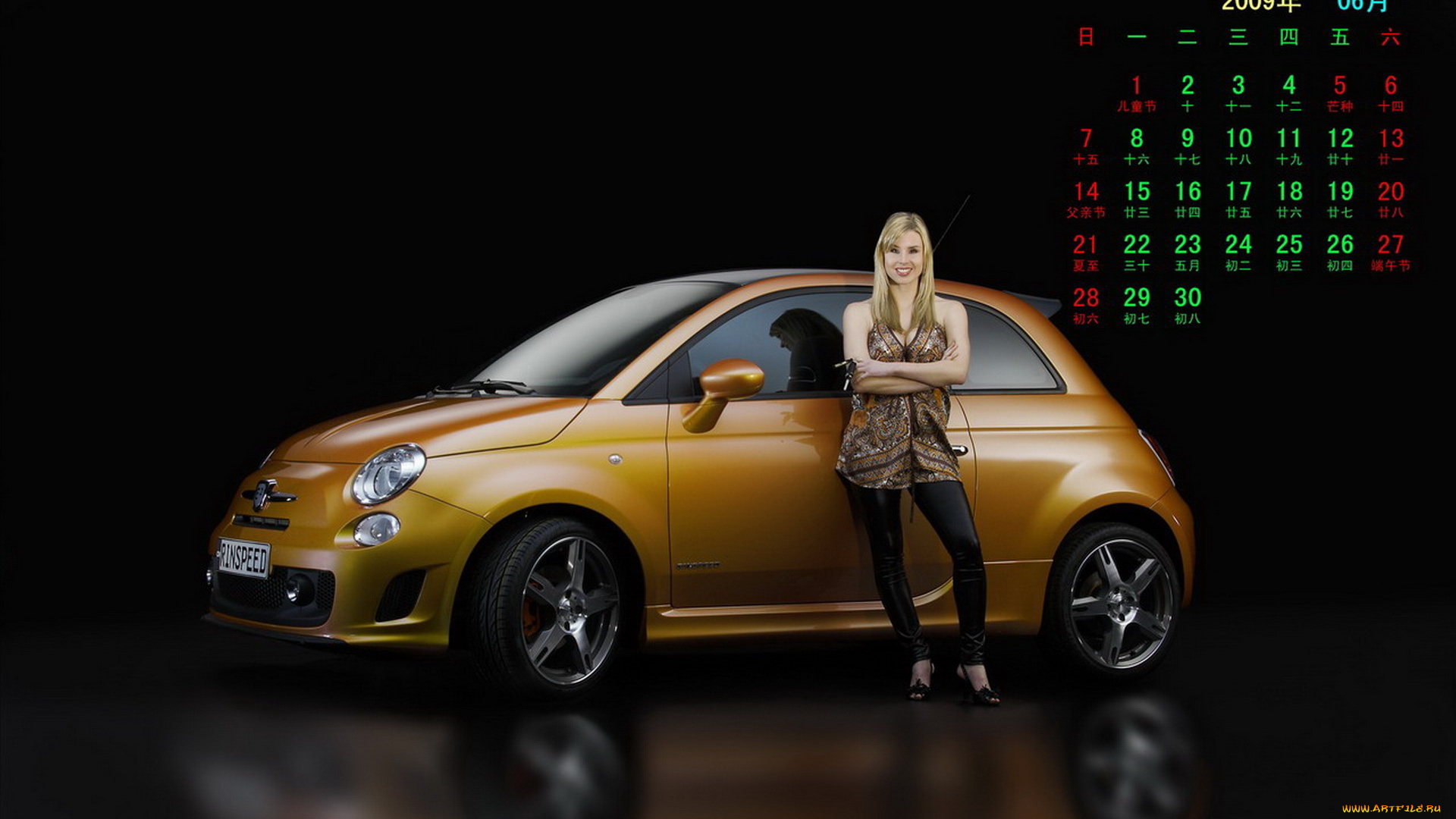 календари, девушки