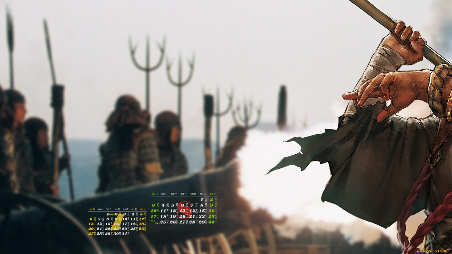 календари, видеоигры