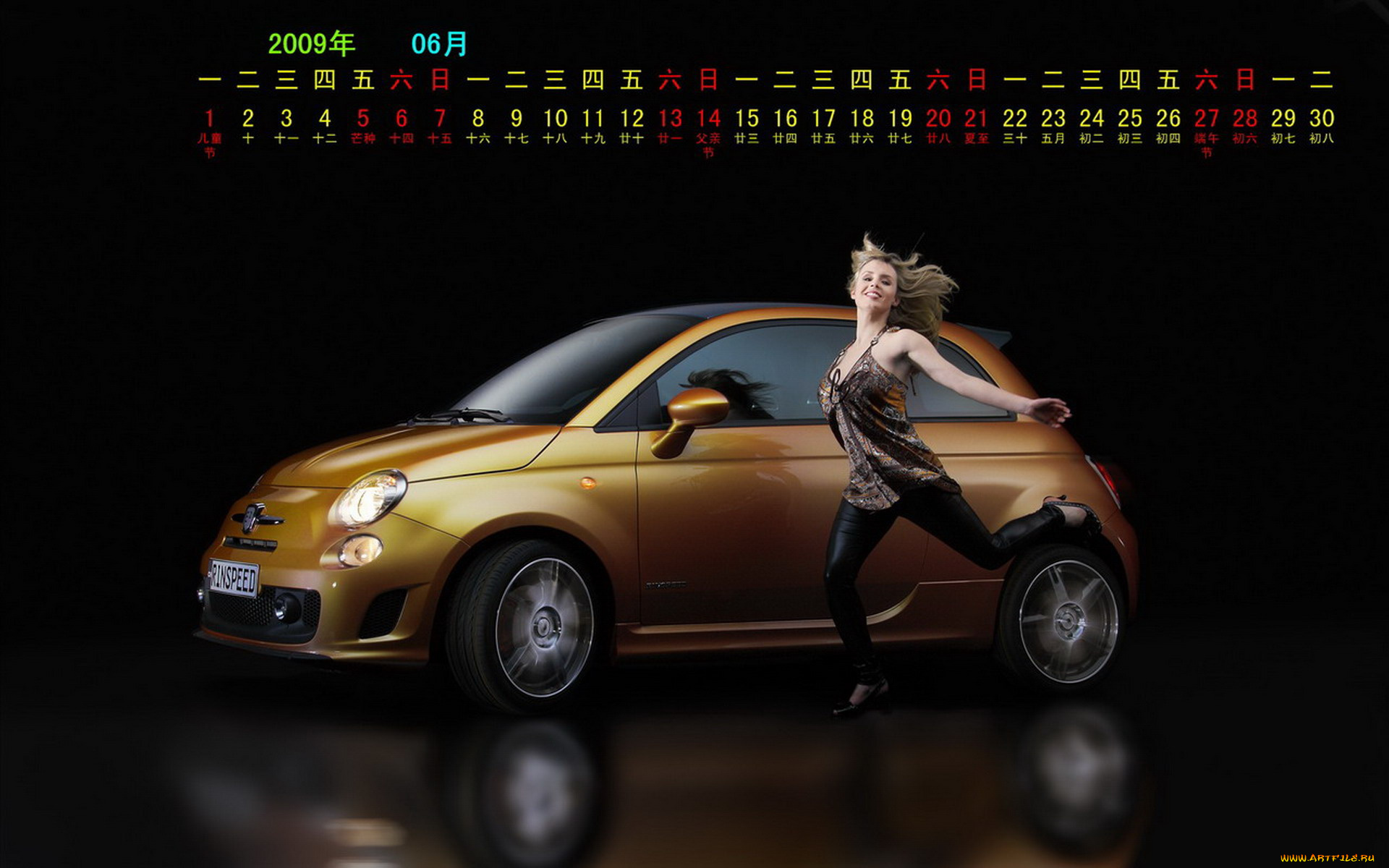 календари, девушки