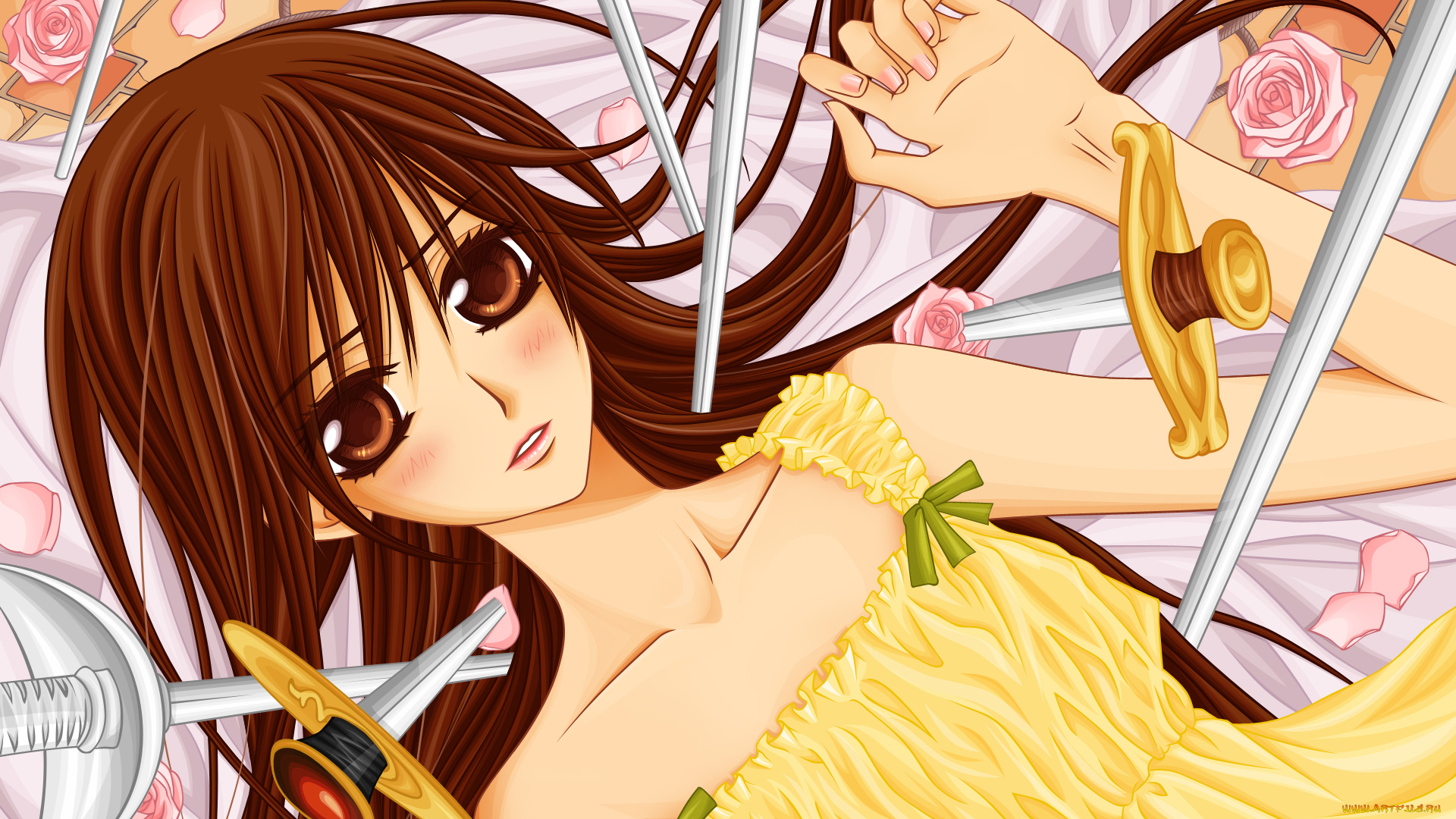 аниме, vampire, knight