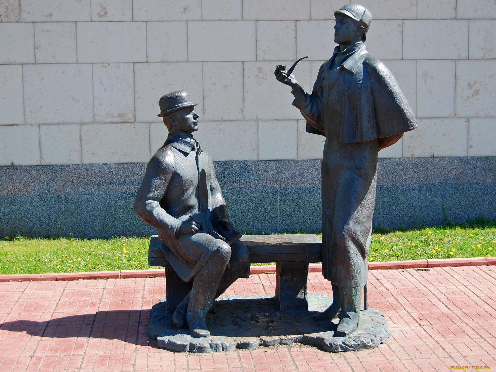 города, памятники, скульптуры, арт, объекты, сыщики