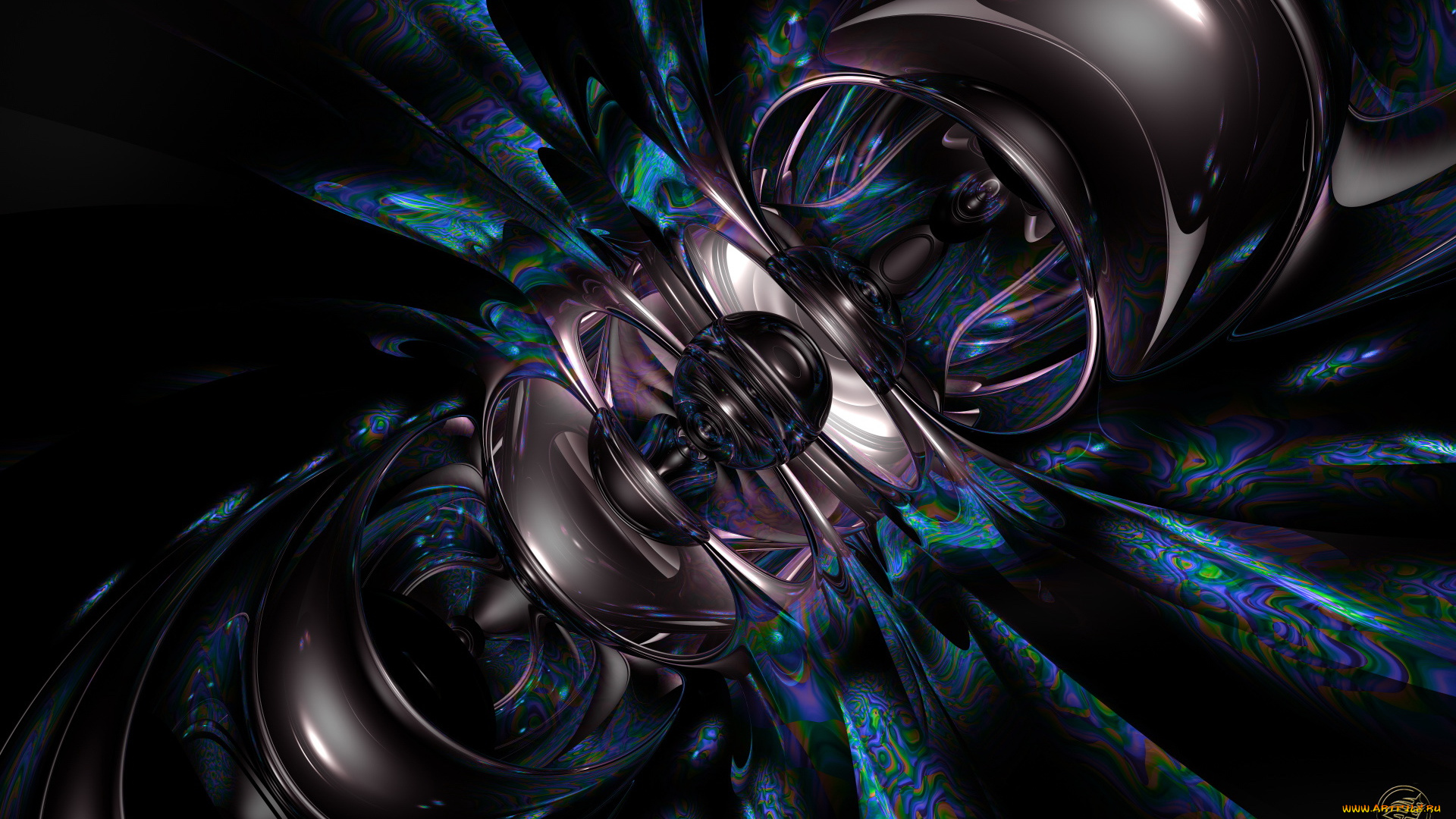 3д, графика, fractal, фракталы