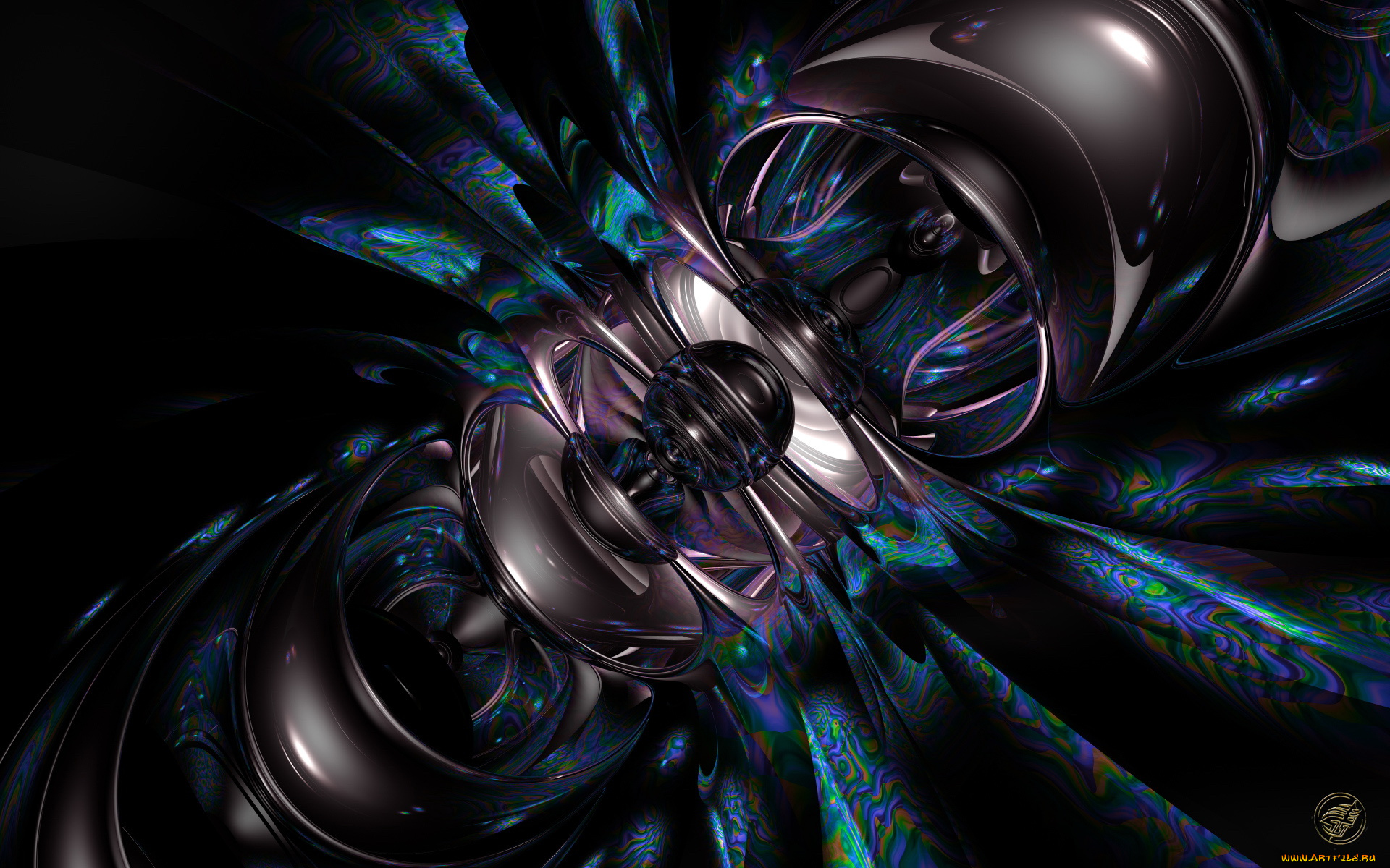 3д, графика, fractal, фракталы