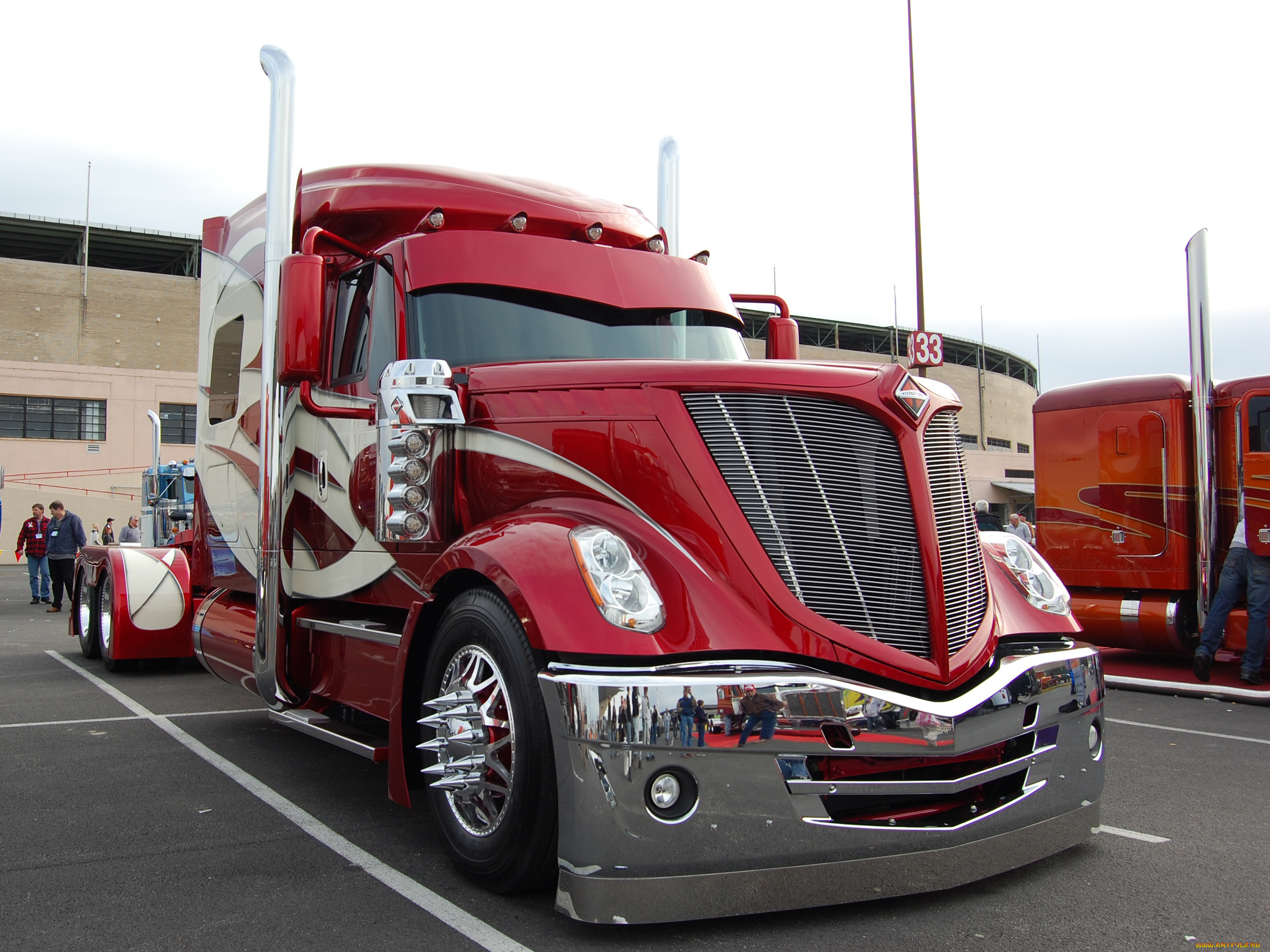 автомобили, international, грузовик