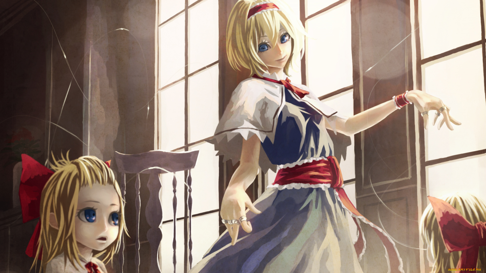 alice, margatroid, аниме, touhou