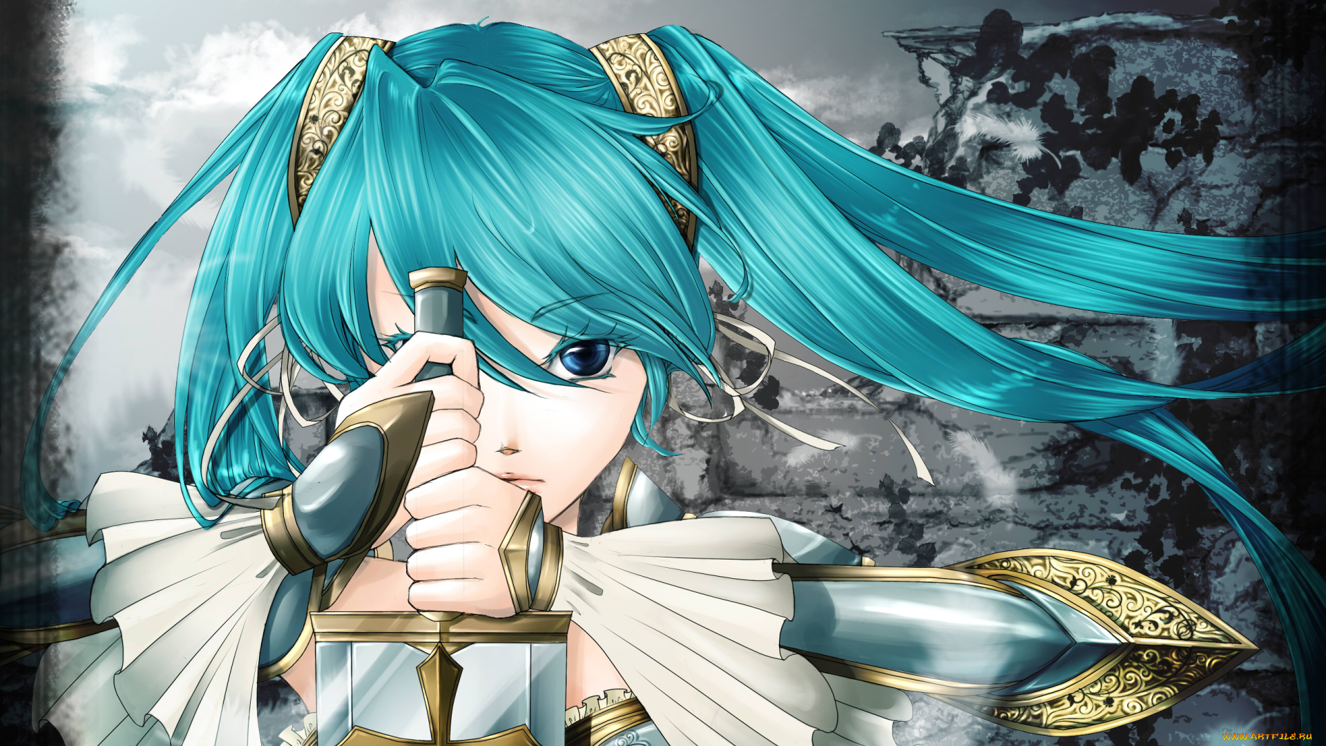 hatsune, miku, аниме, vocaloid