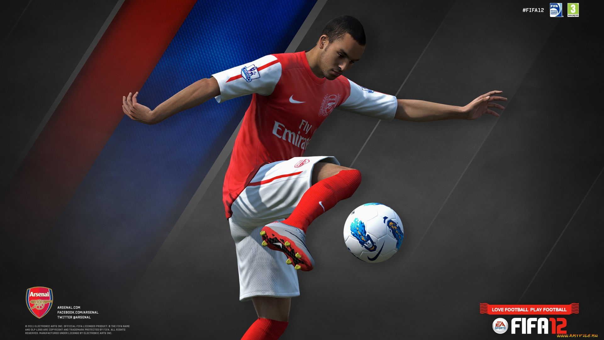 спорт, 3d, рисованные, футбол, мяч