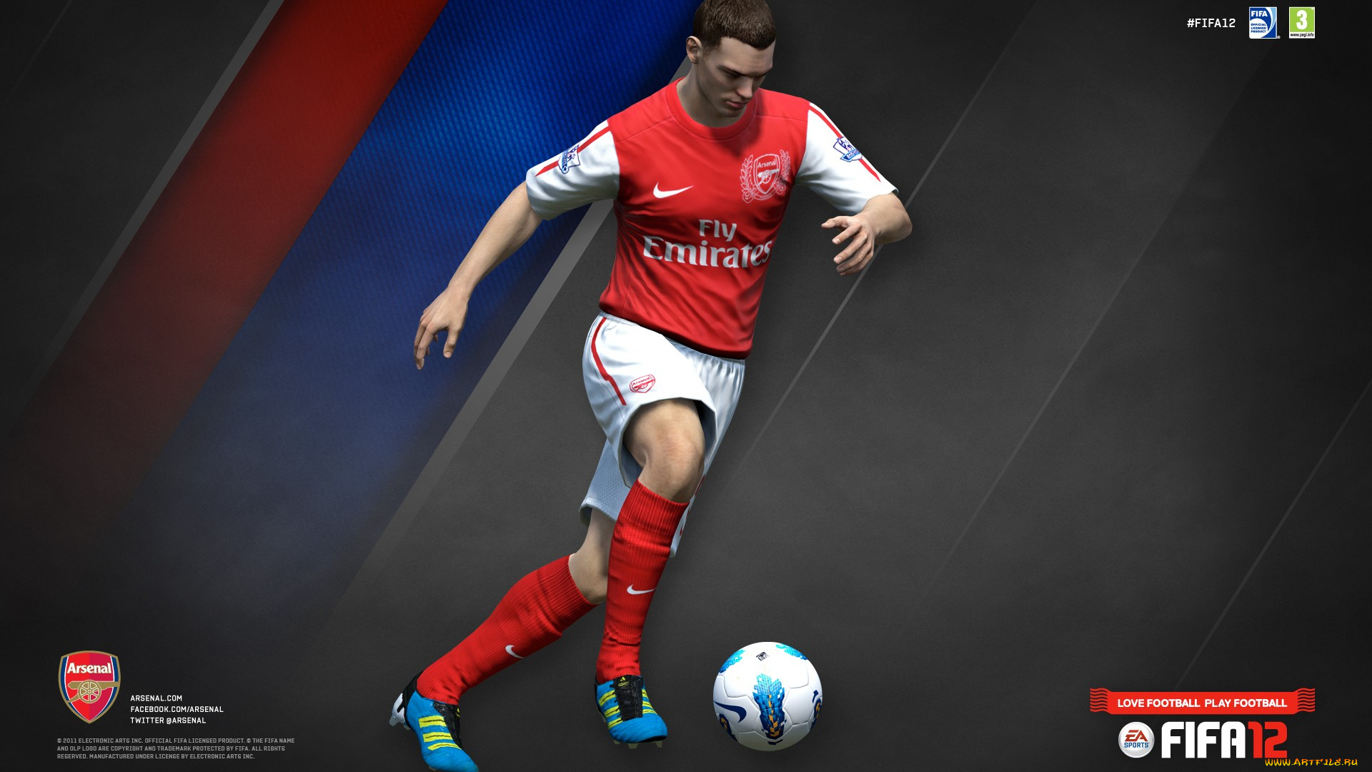 спорт, 3d, рисованные, футбол, мяч